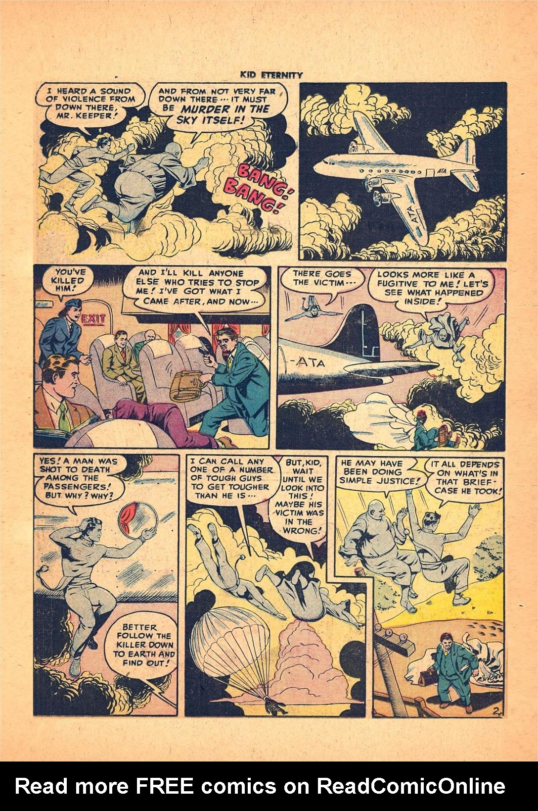 Read online Kid Eternity (1946) comic -  Issue #7 - 16
