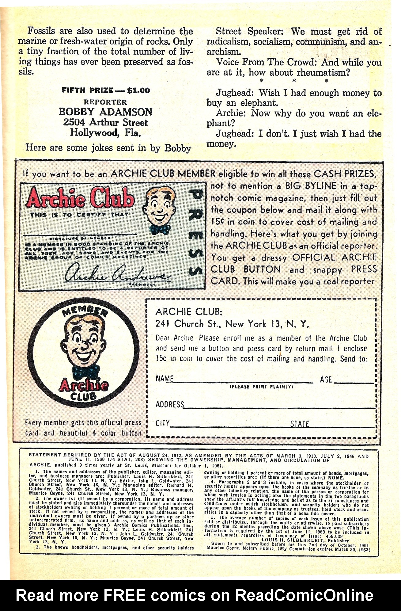 Read online Archie (1960) comic -  Issue #127 - 27