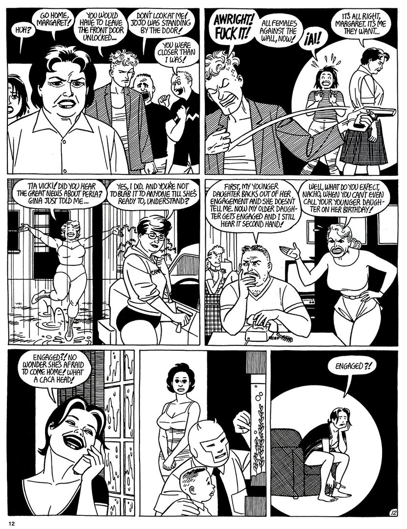 Read online Love and Rockets (1982) comic -  Issue #48 - 14