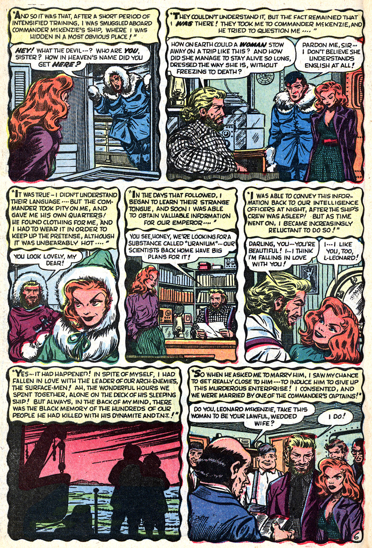 Read online Sub-Mariner Comics comic -  Issue #33 - 8