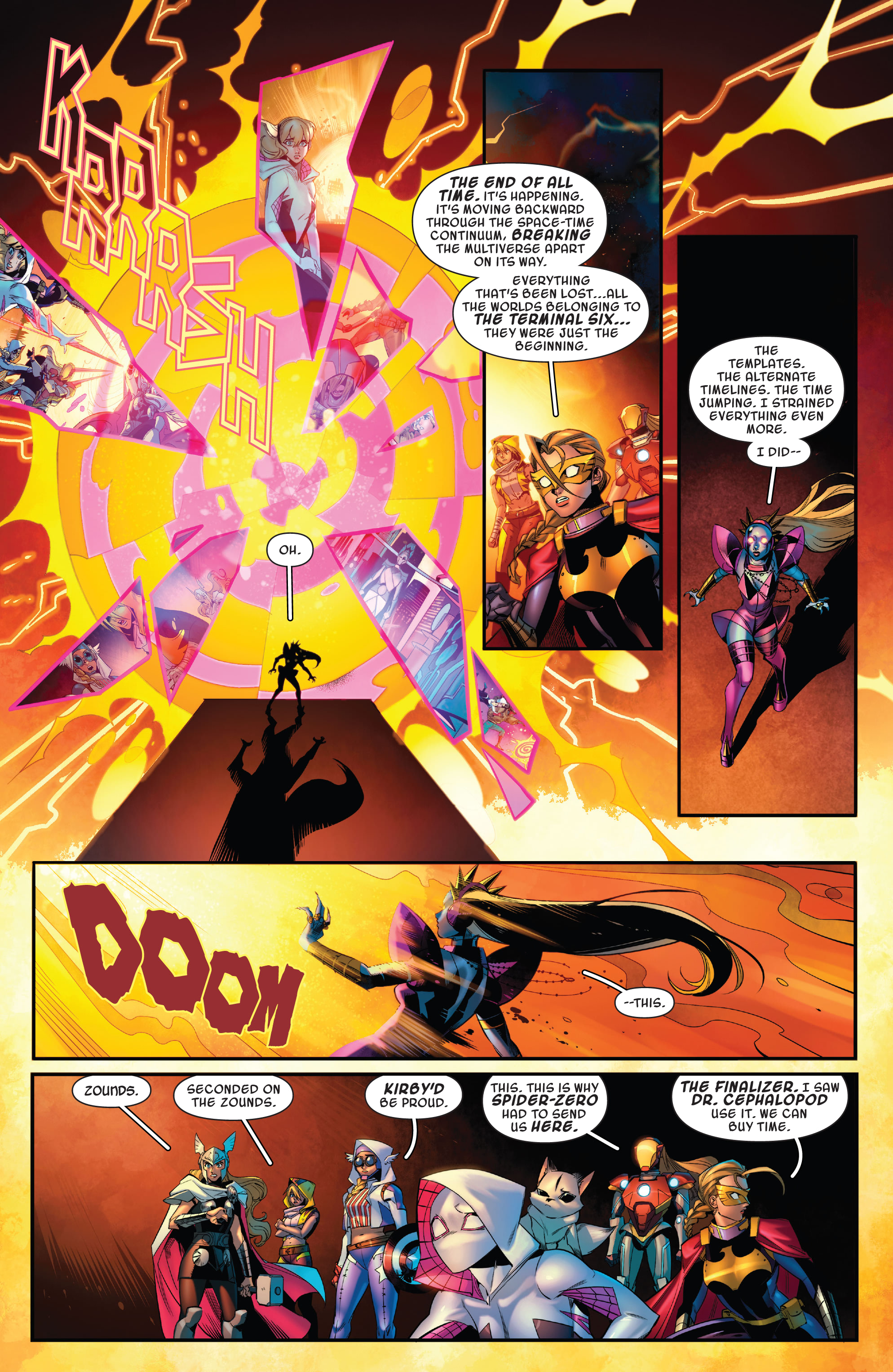 Read online Spider-Gwen: Gwenverse comic -  Issue #5 - 12