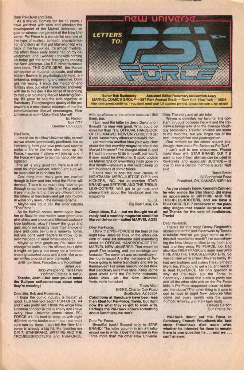 Read online Psi-Force comic -  Issue #11 - 24