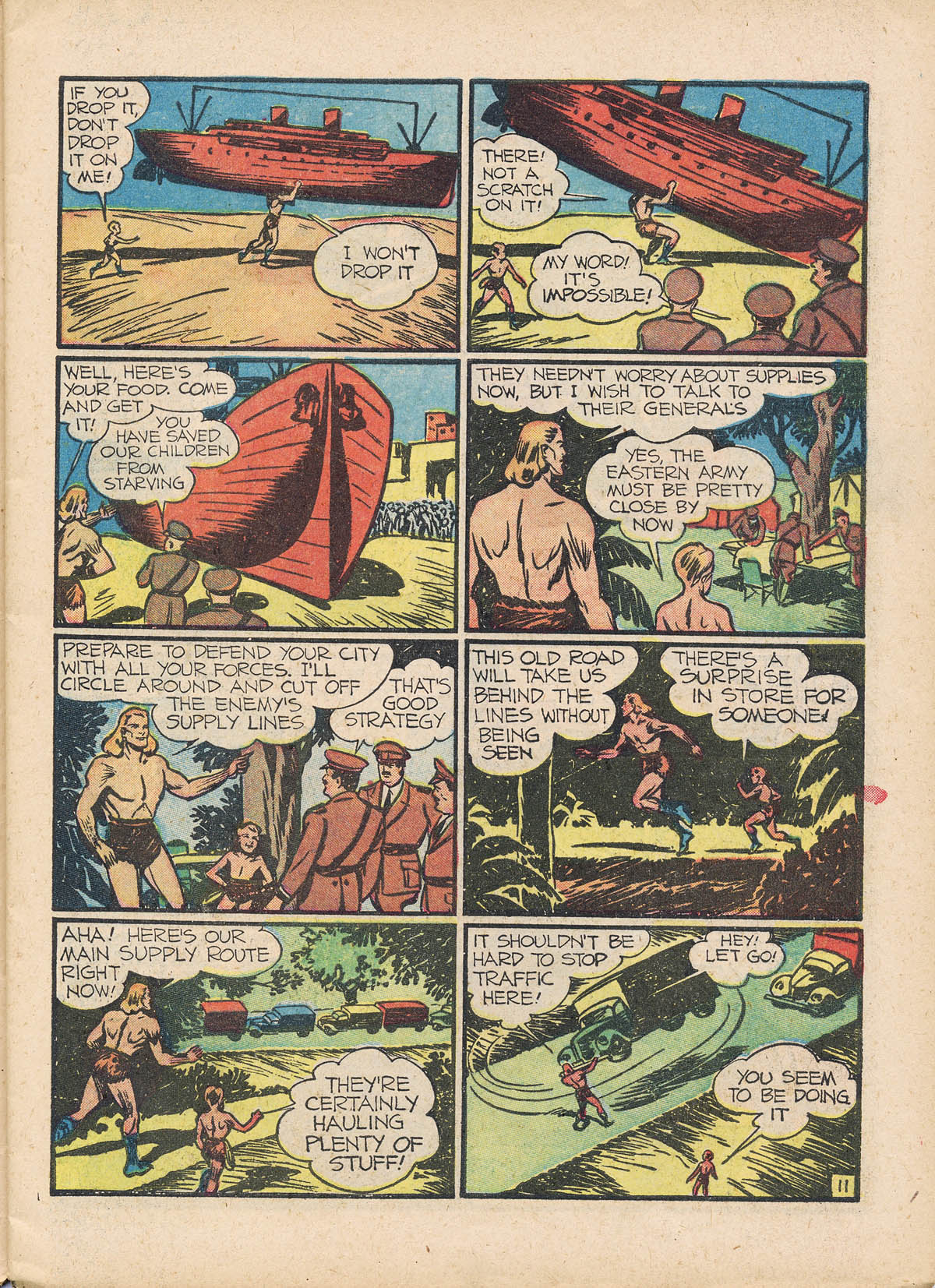 Read online Samson (1940) comic -  Issue #3 - 13