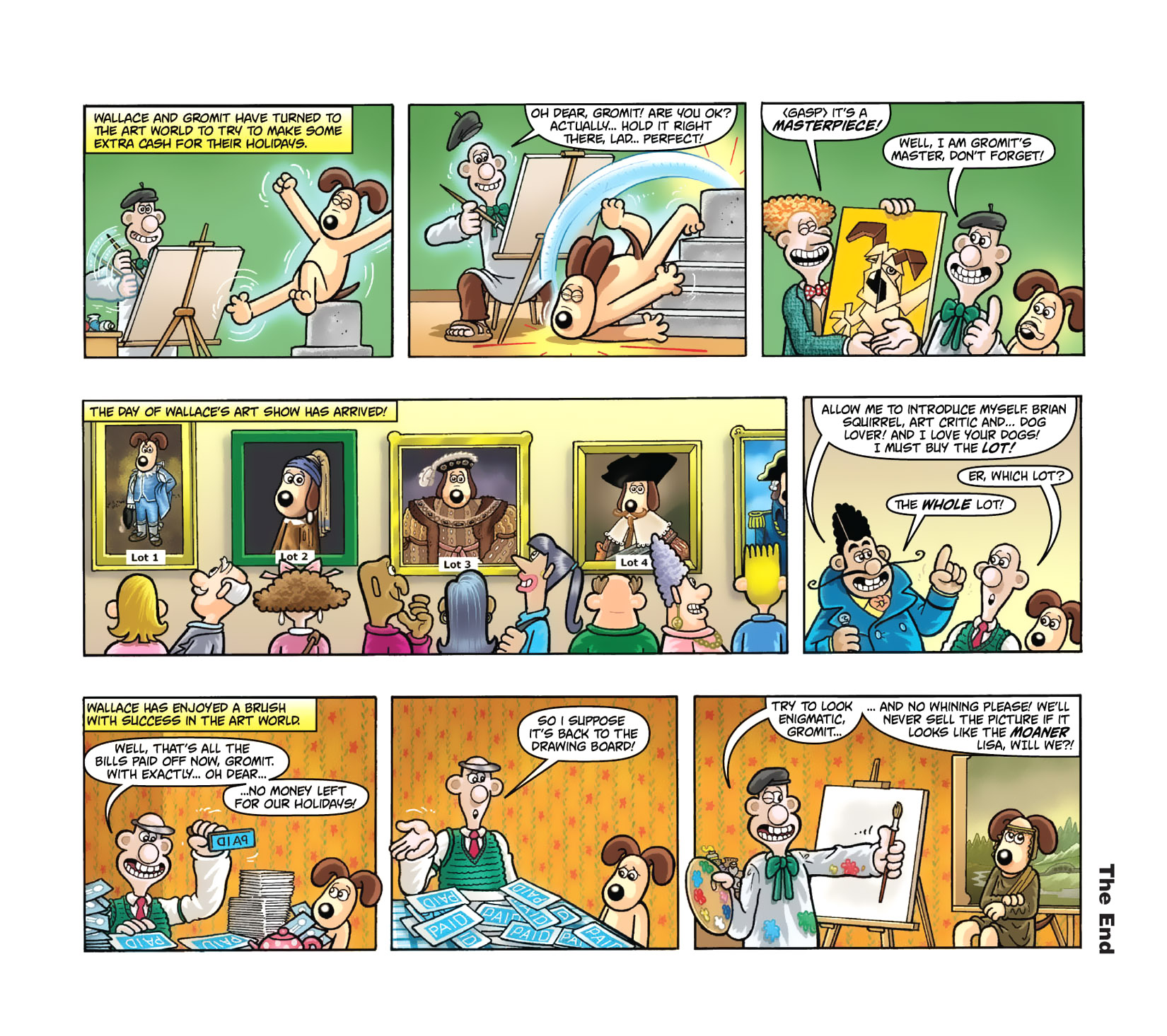 Read online Wallace & Gromit Dailies comic -  Issue #5 - 13