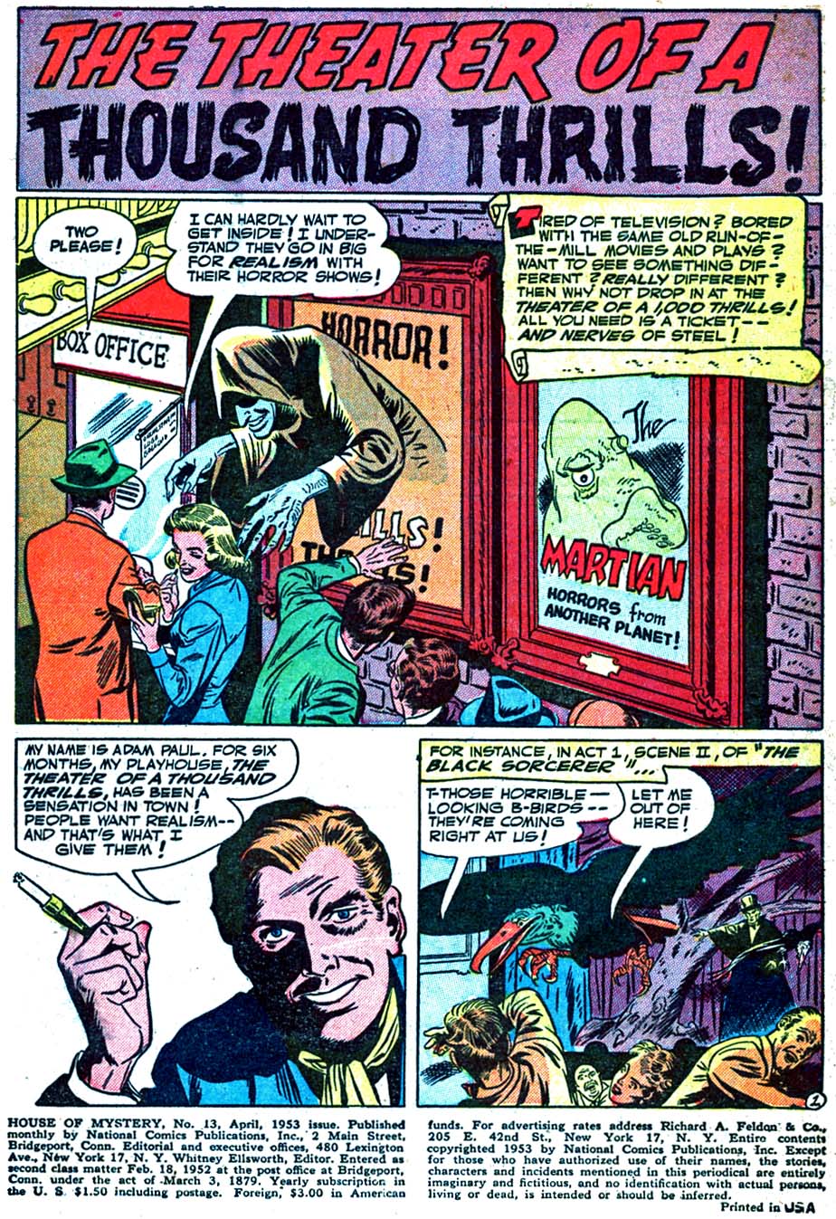 Read online House of Mystery (1951) comic -  Issue #13 - 3