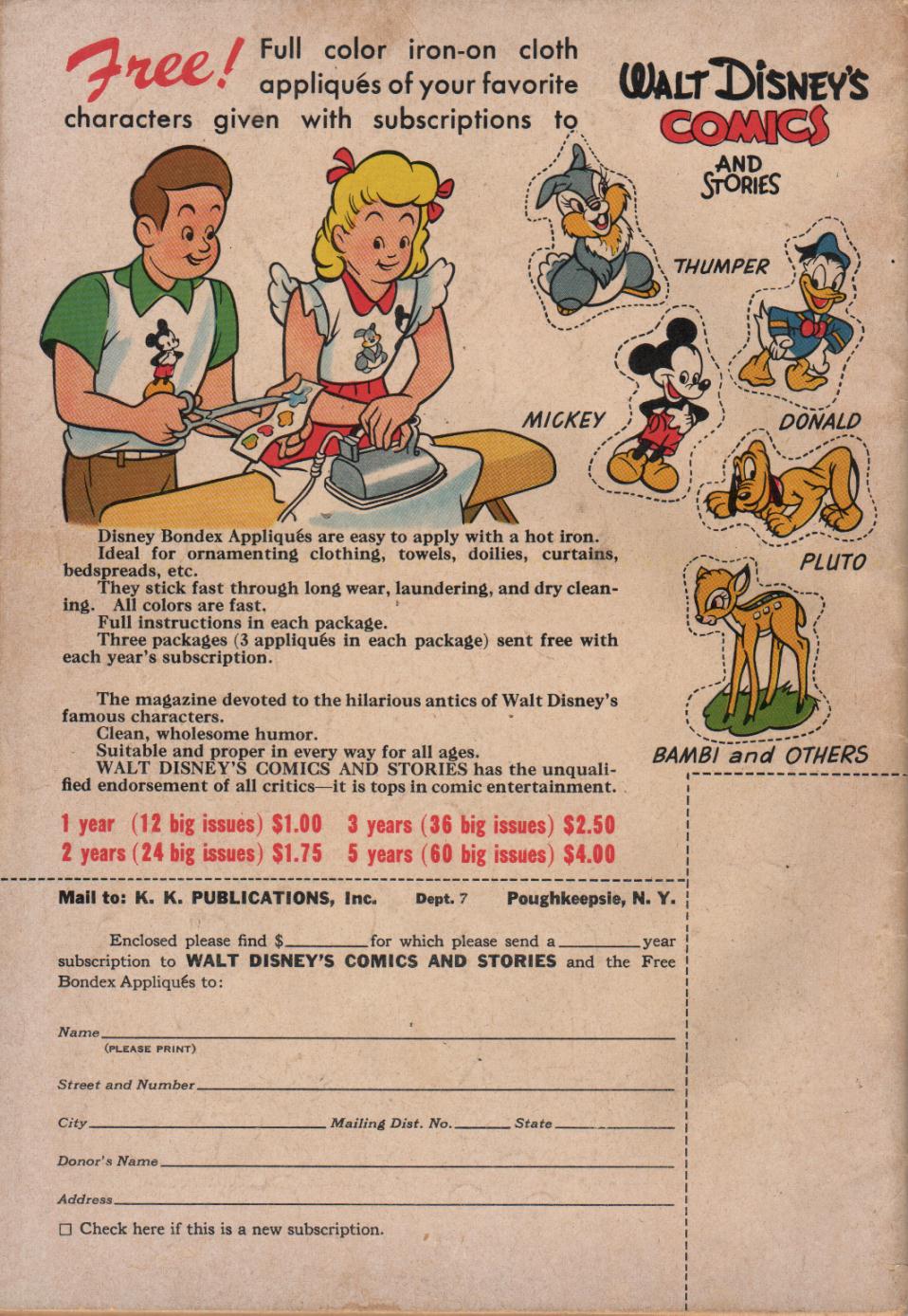 Read online Walt Disney's Comics and Stories comic -  Issue #106 - 52