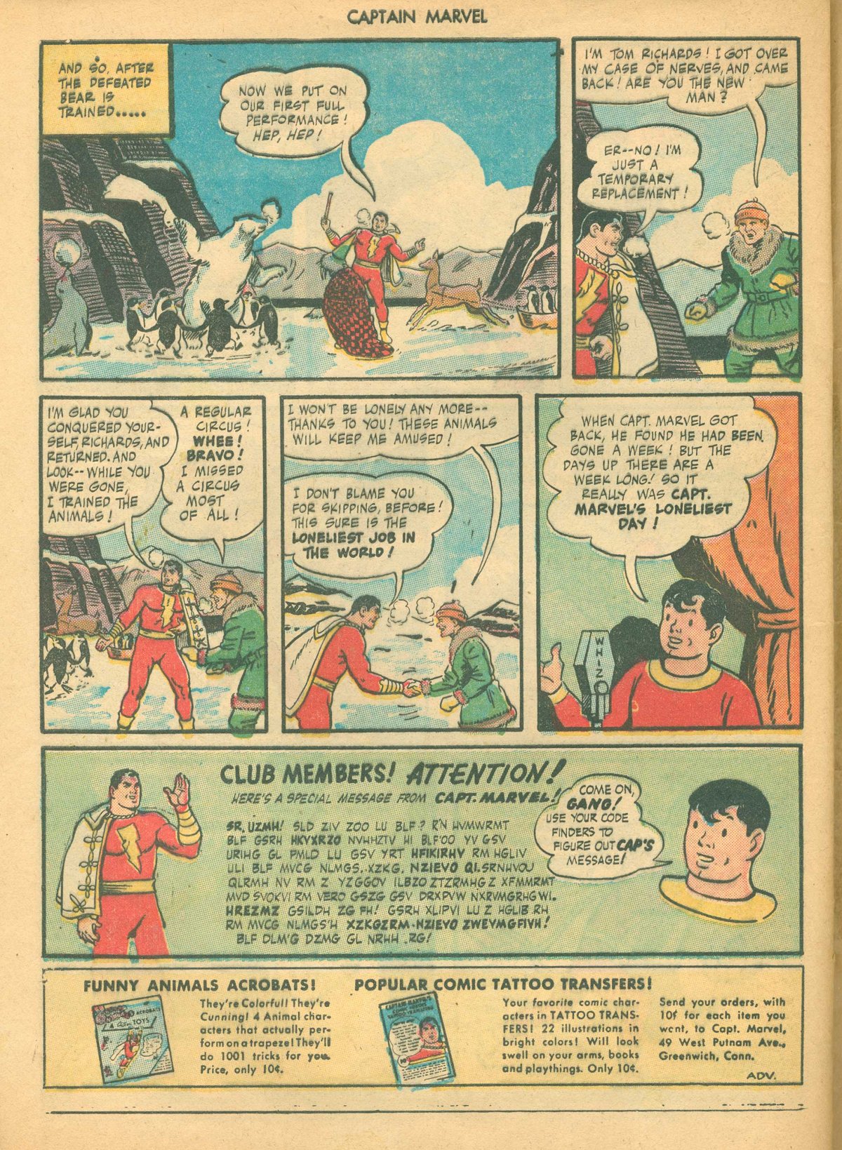 Read online Captain Marvel Adventures comic -  Issue #49 - 32
