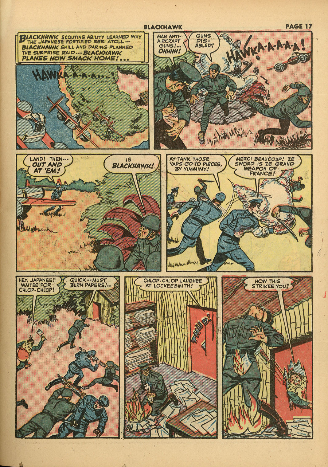 Read online Blackhawk (1957) comic -  Issue #9 - 19