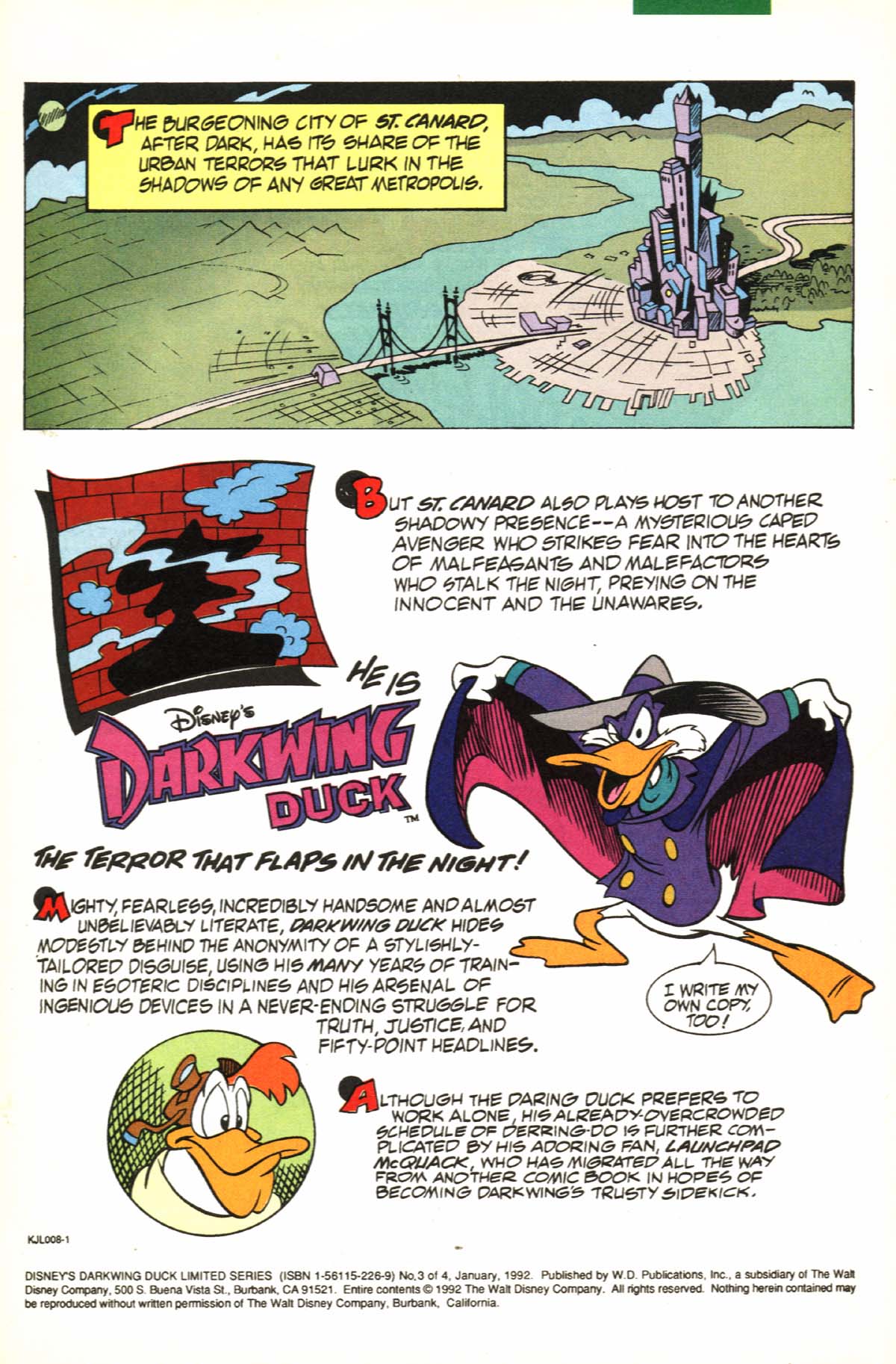 Read online Disney's Darkwing Duck Limited Series comic -  Issue #3 - 2