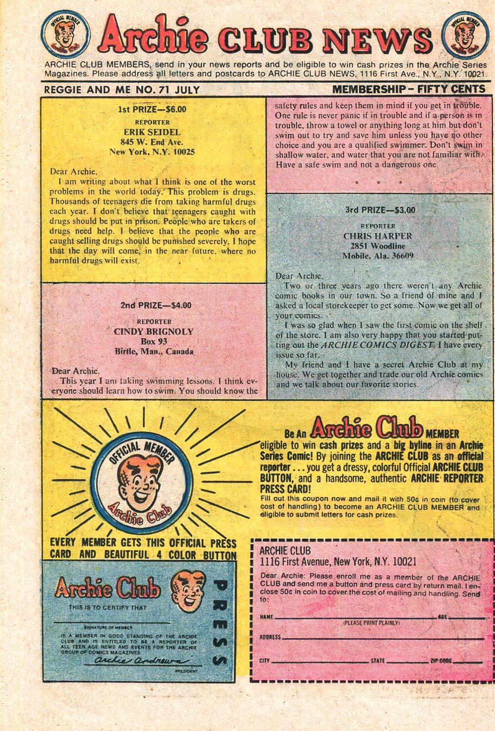Read online Reggie and Me (1966) comic -  Issue #71 - 26