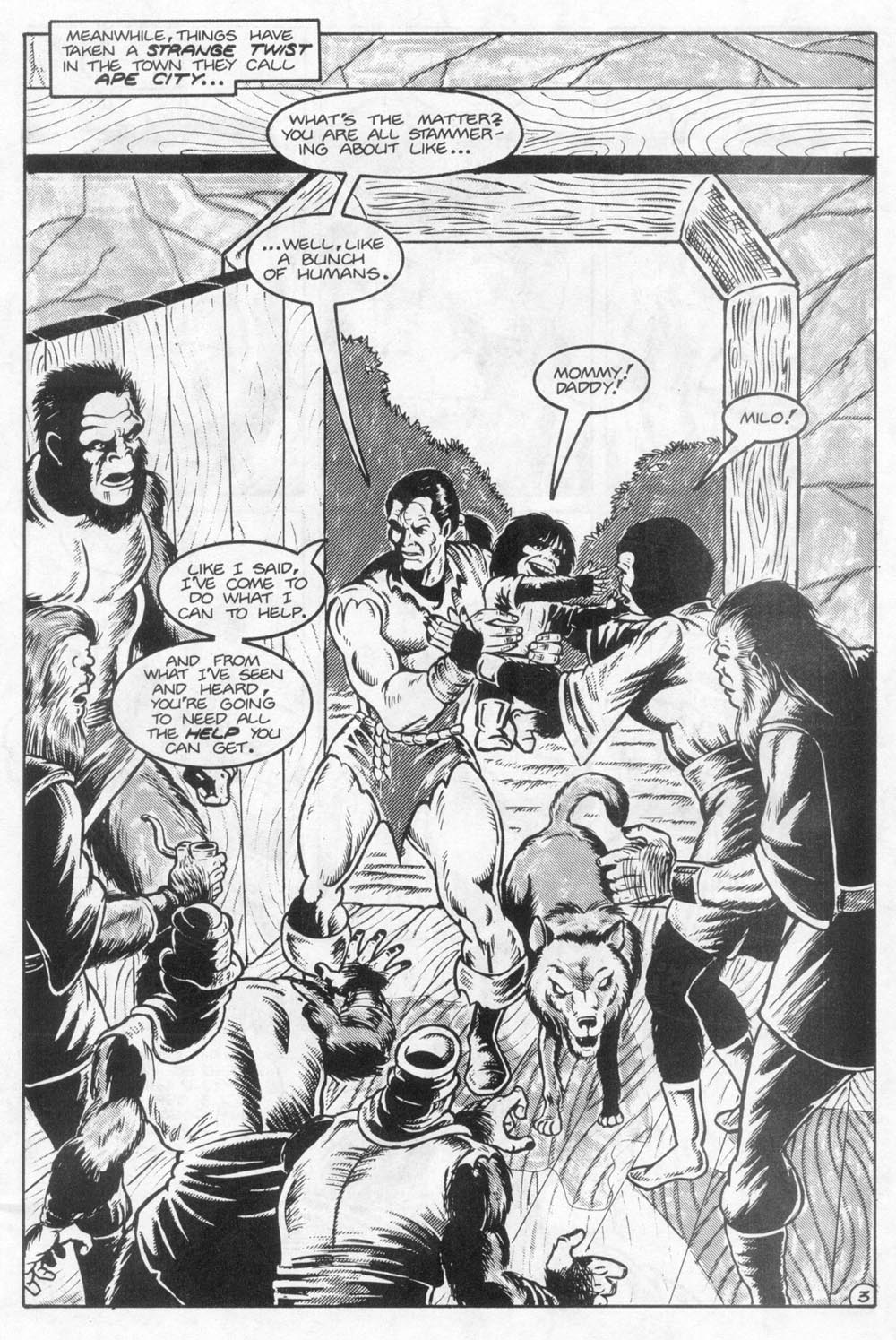 Read online Planet of the Apes (1990) comic -  Issue #23 - 5