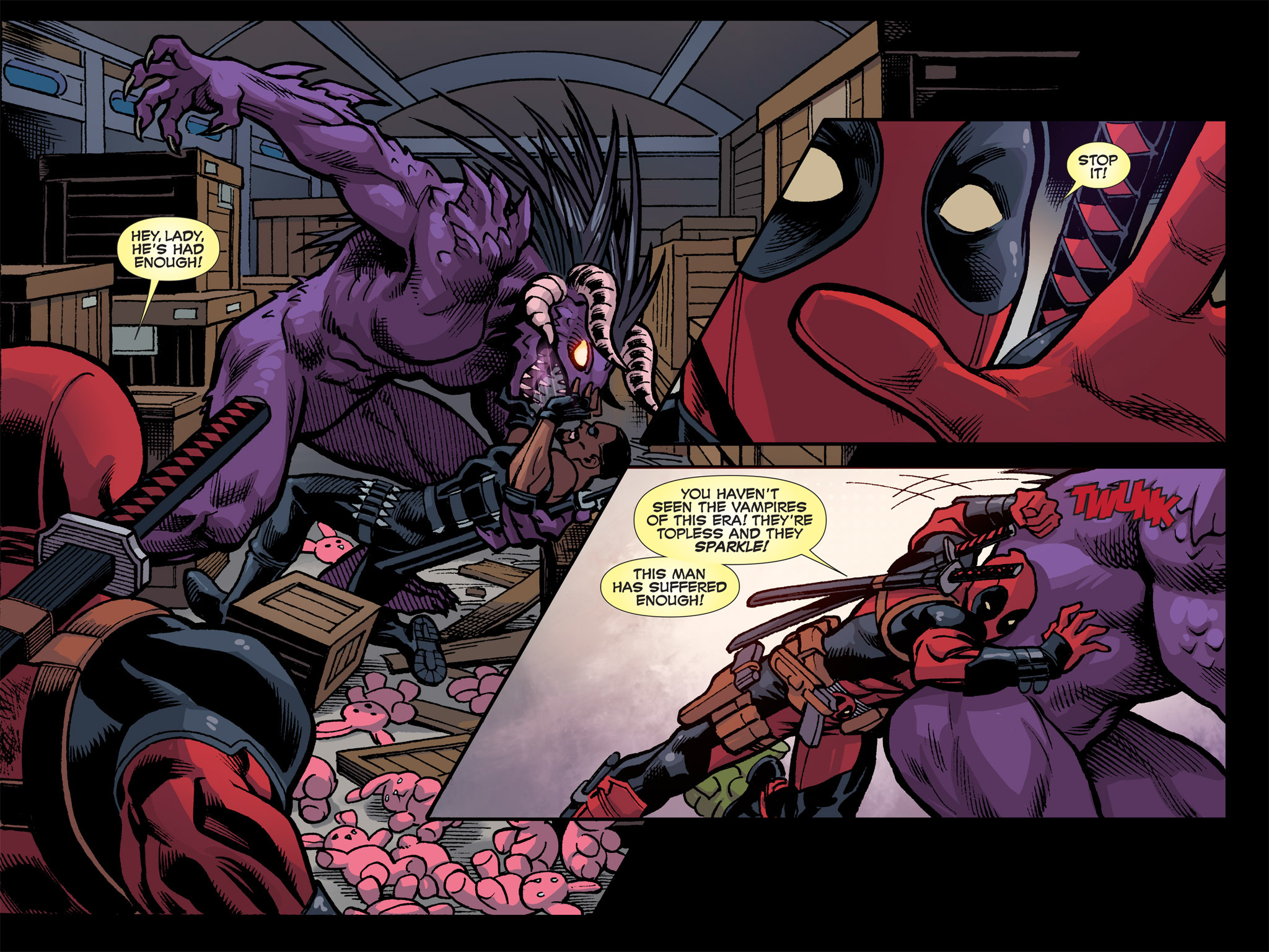 Read online Deadpool: The Gauntlet Infinite Comic comic -  Issue #5 - 9
