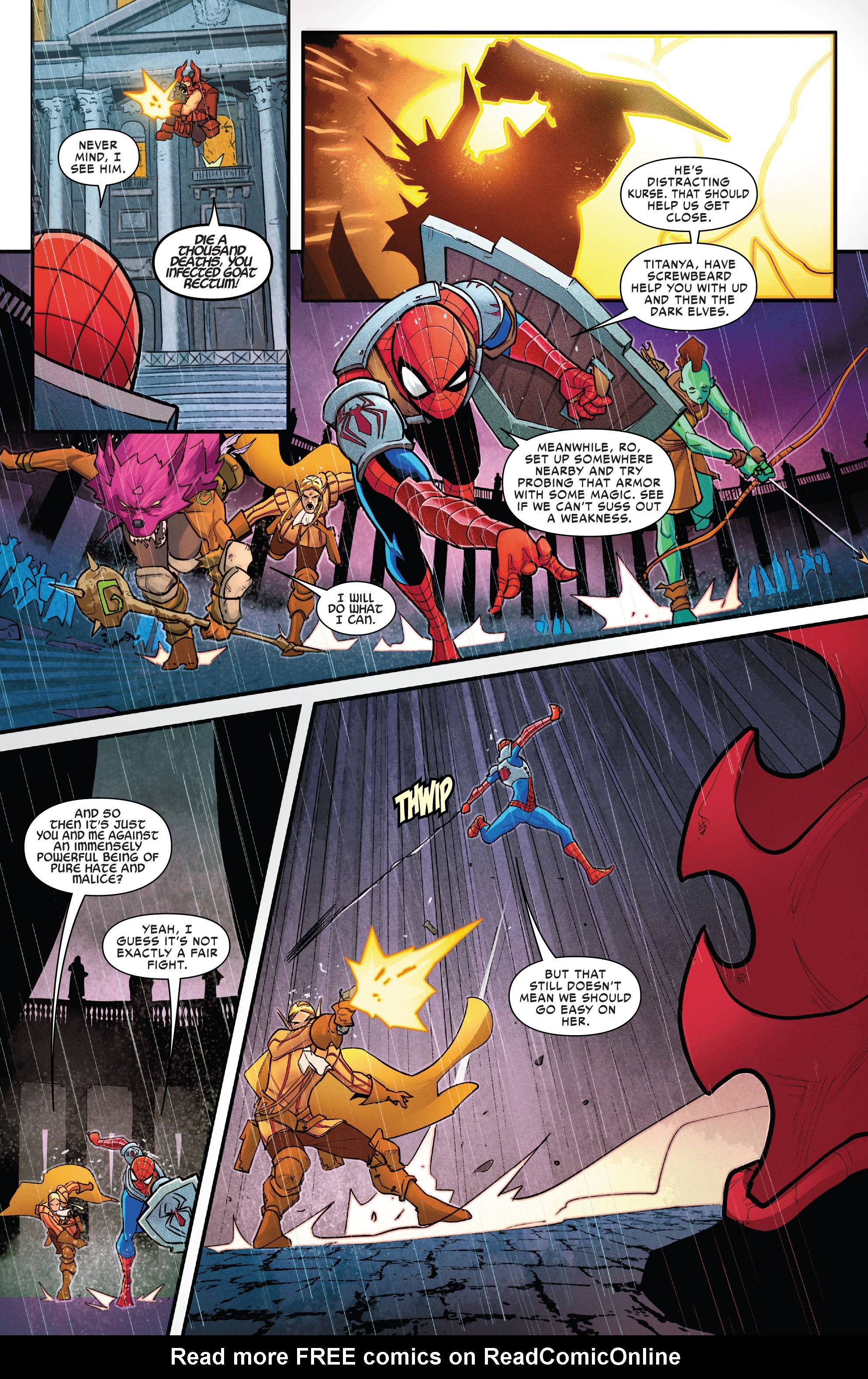 Read online War of the Realms: Spider-Man & the League of Realms comic -  Issue #3 - 10