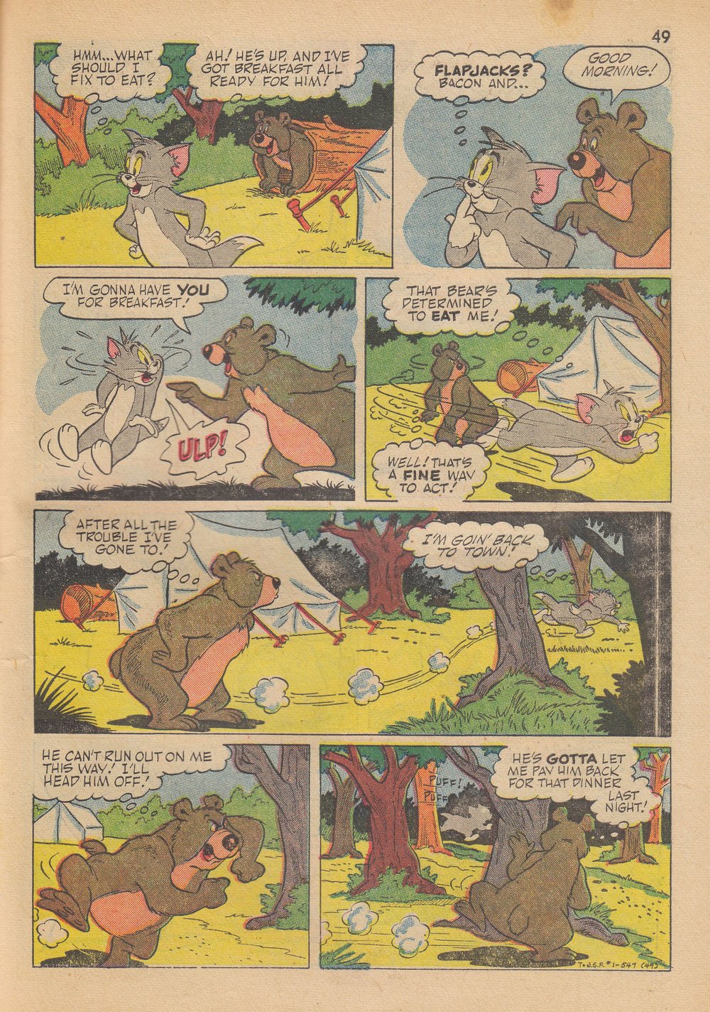 Read online Tom and Jerry's Summer Fun comic -  Issue #1 - 51