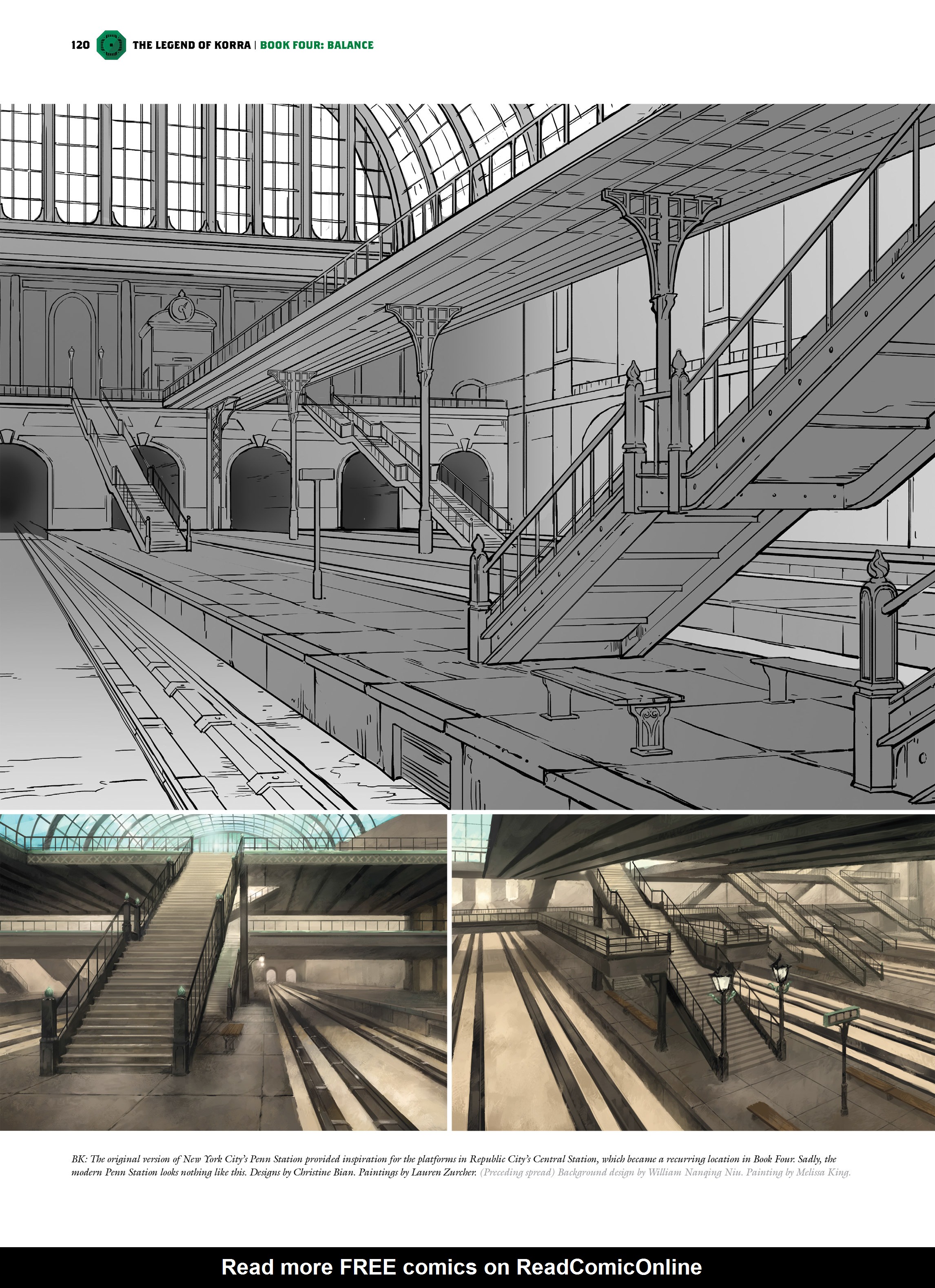 Read online The Legend of Korra: The Art of the Animated Series comic -  Issue # TPB 4 - 111