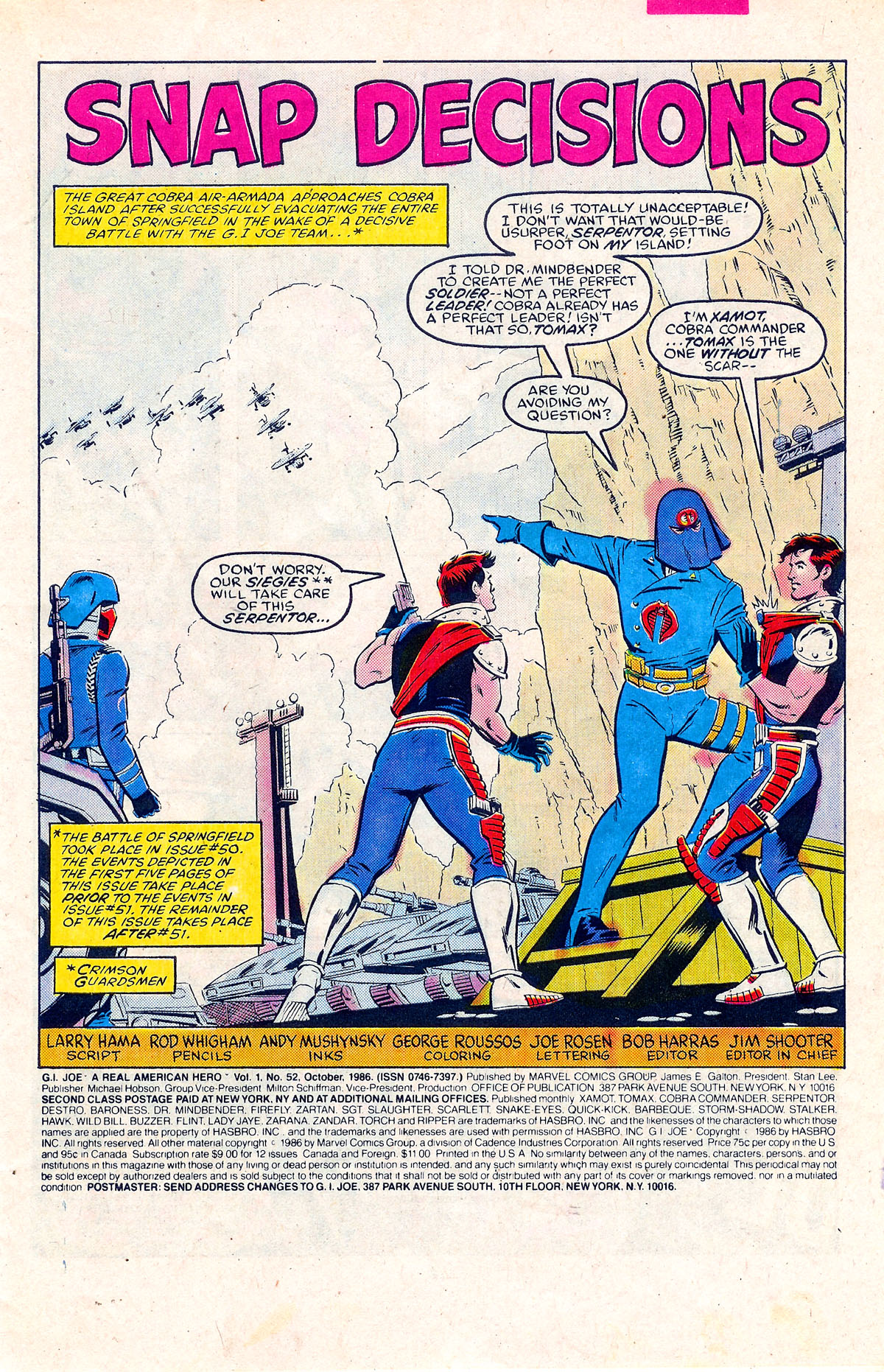 Read online G.I. Joe: A Real American Hero comic -  Issue #52 - 2