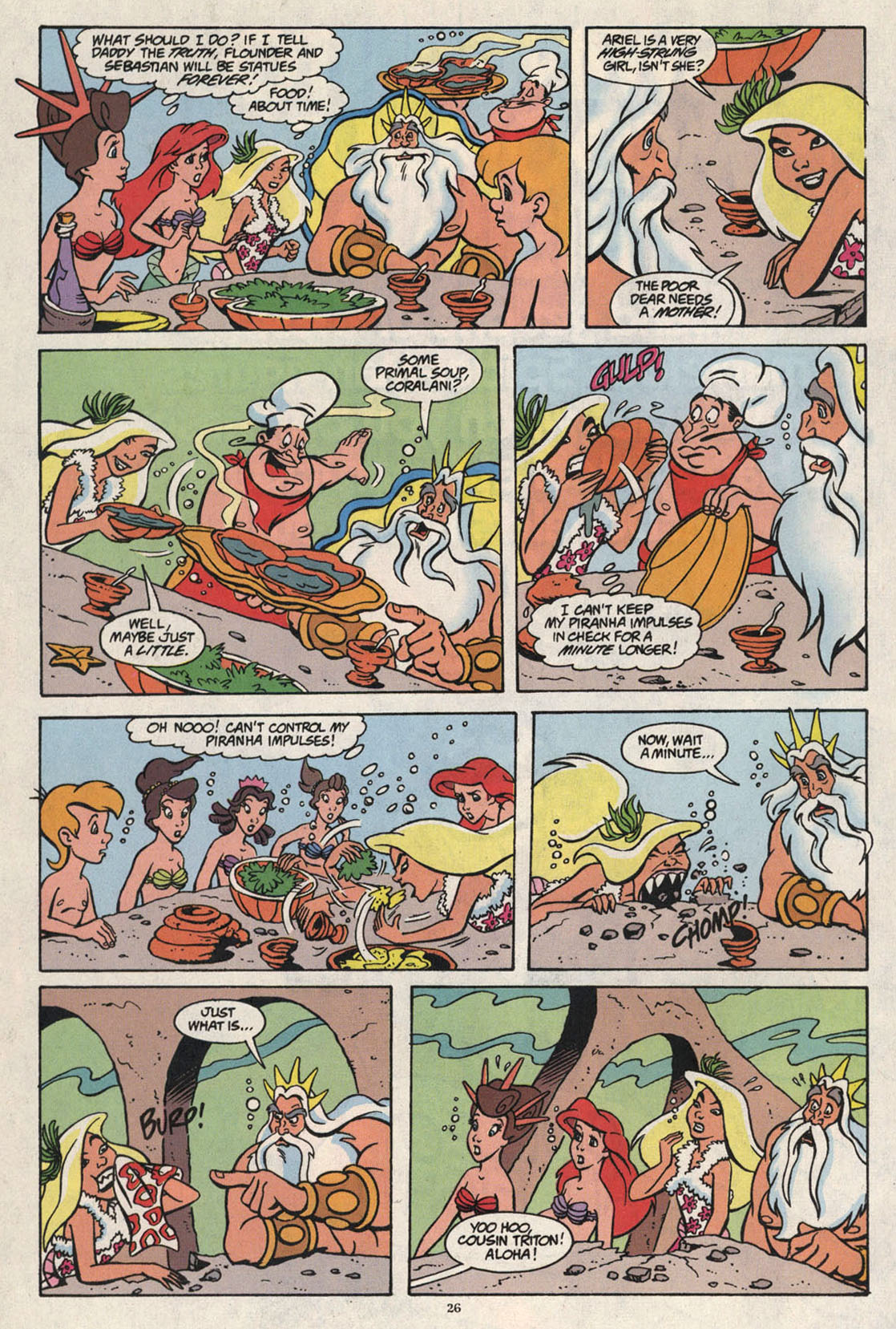 Read online Disney's The Little Mermaid comic -  Issue #11 - 25