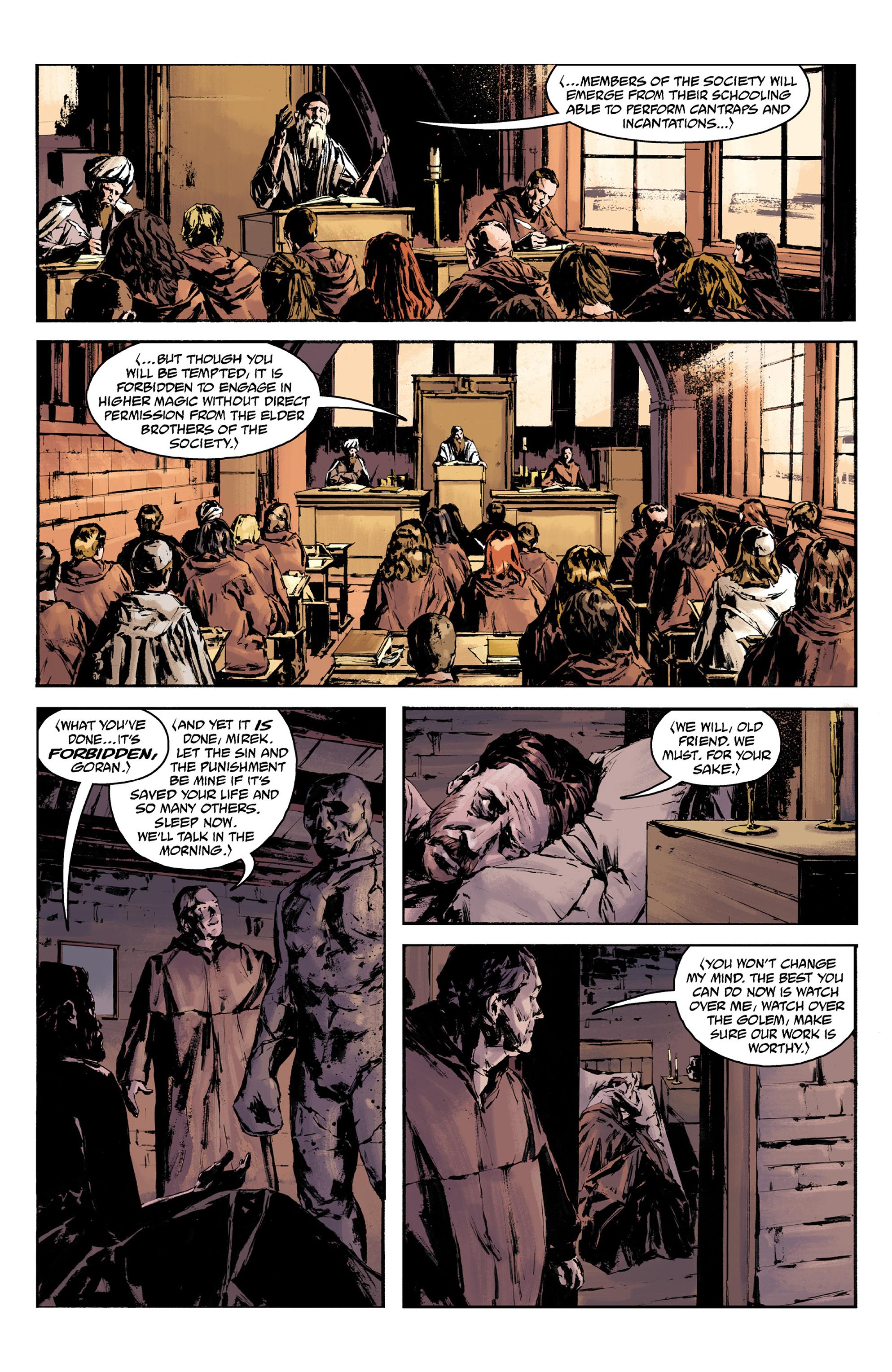 Read online Joe Golem: The Outer Dark comic -  Issue #1 - 5