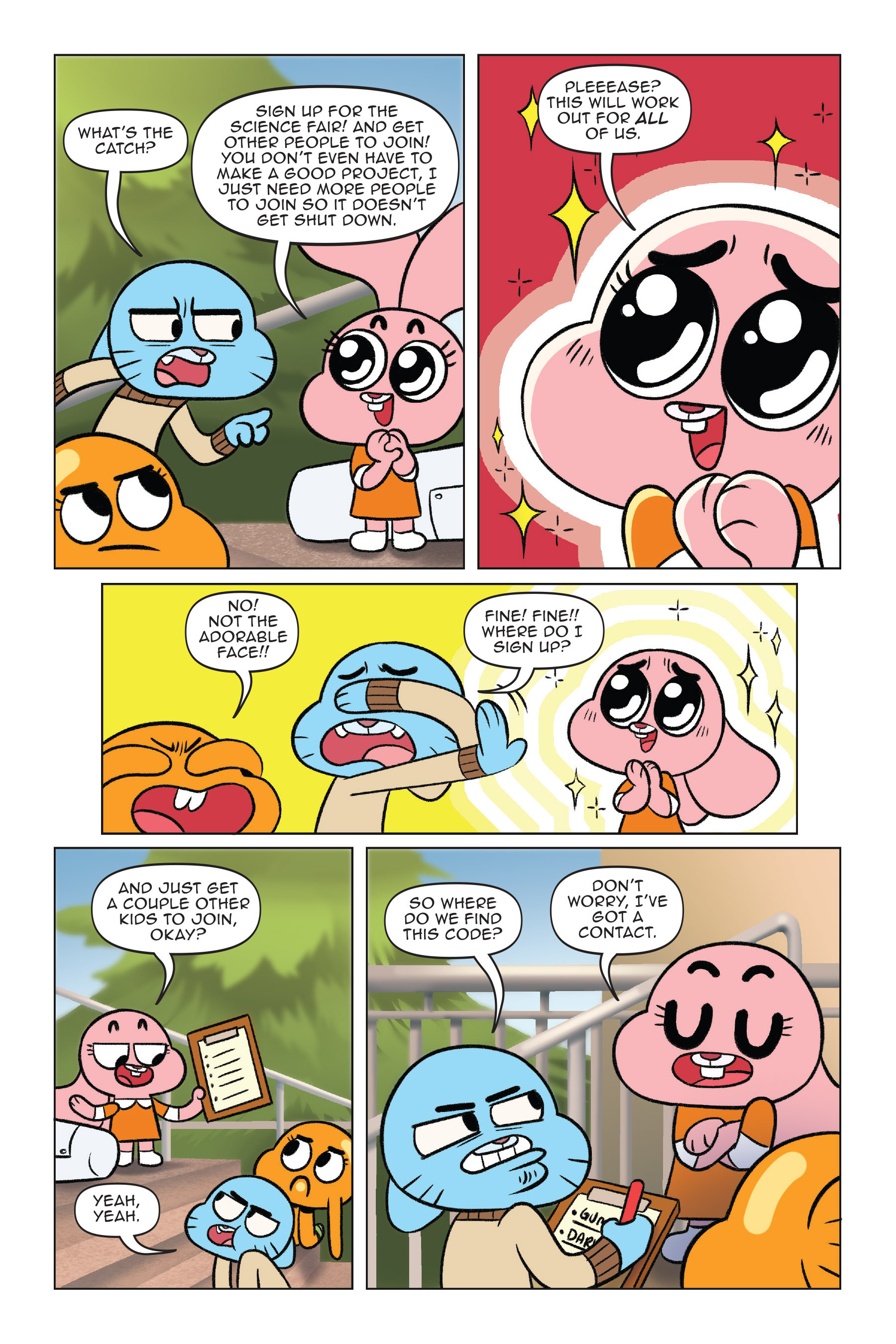 Read online The Amazing World of Gumball: Cheat Code comic -  Issue # Full - 28