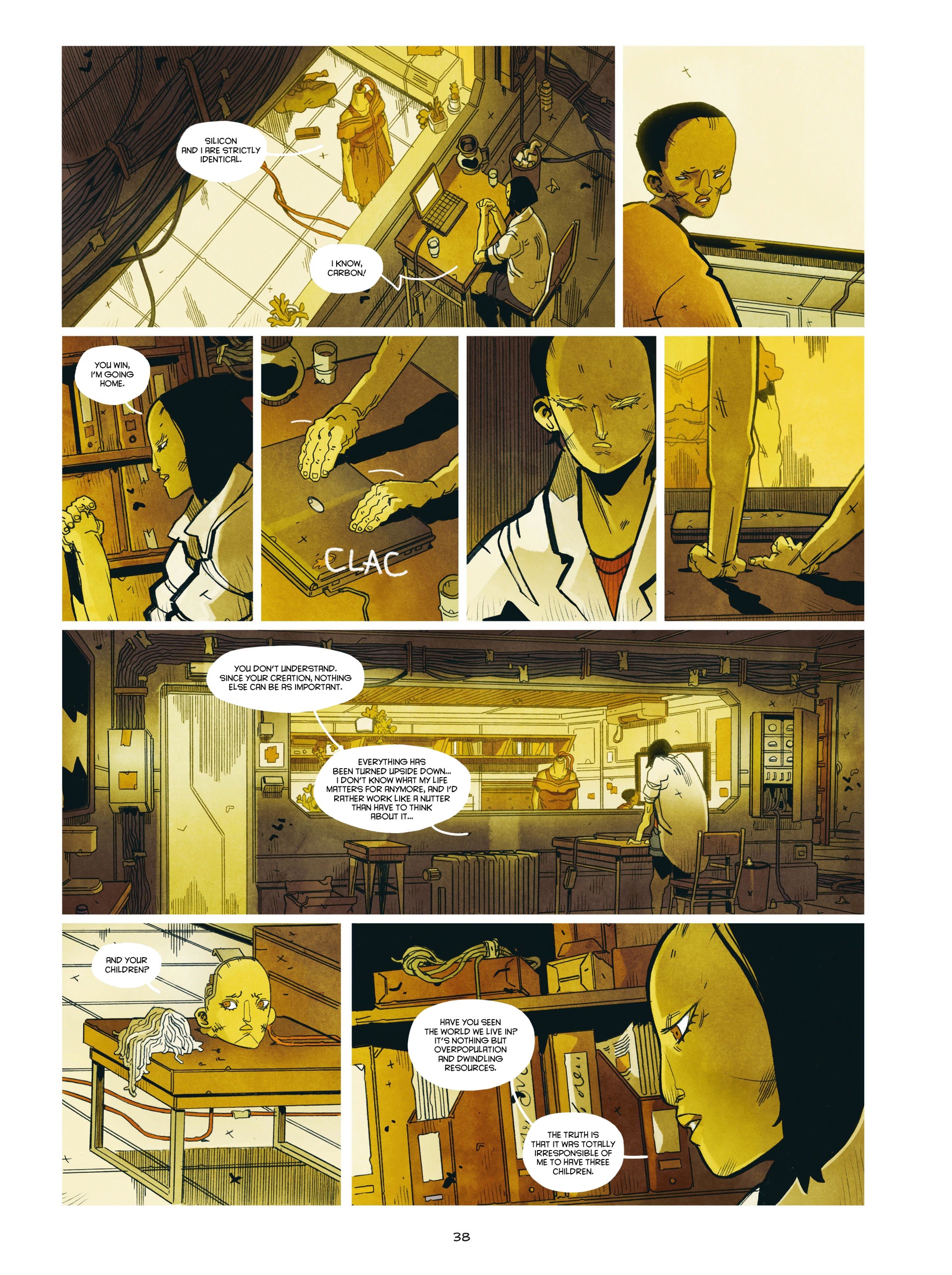 Read online Carbon & Silicon (2020) comic -  Issue # TPB (Part 1) - 37