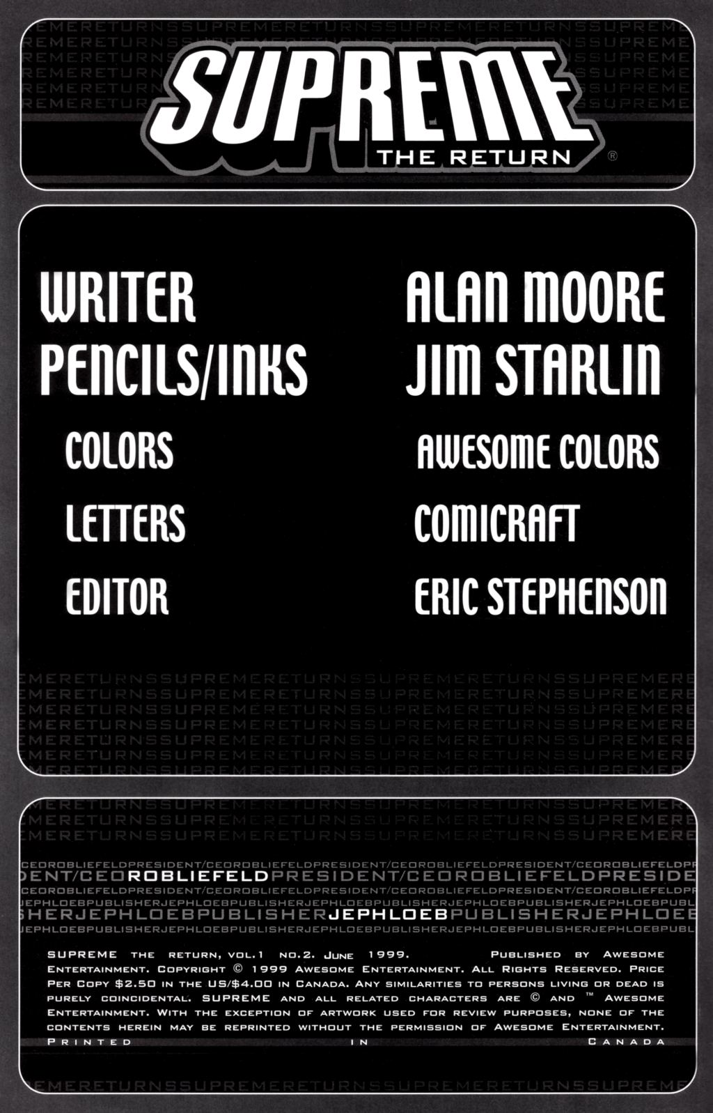 Read online Supreme: The Return comic -  Issue #2 - 2