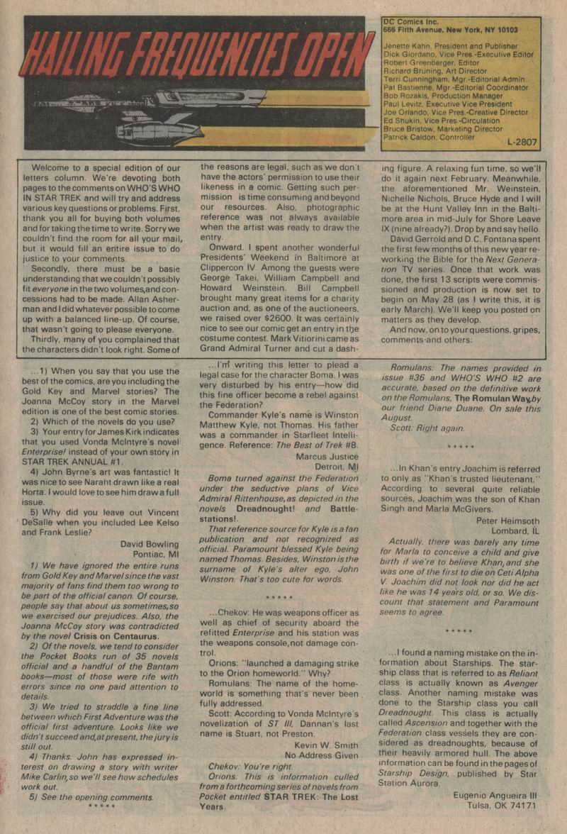 Read online Star Trek (1984) comic -  Issue #42 - 24