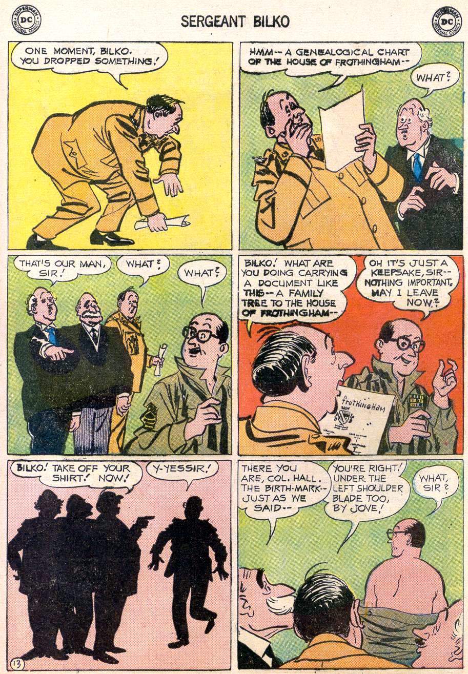 Read online Sergeant Bilko comic -  Issue #17 - 17