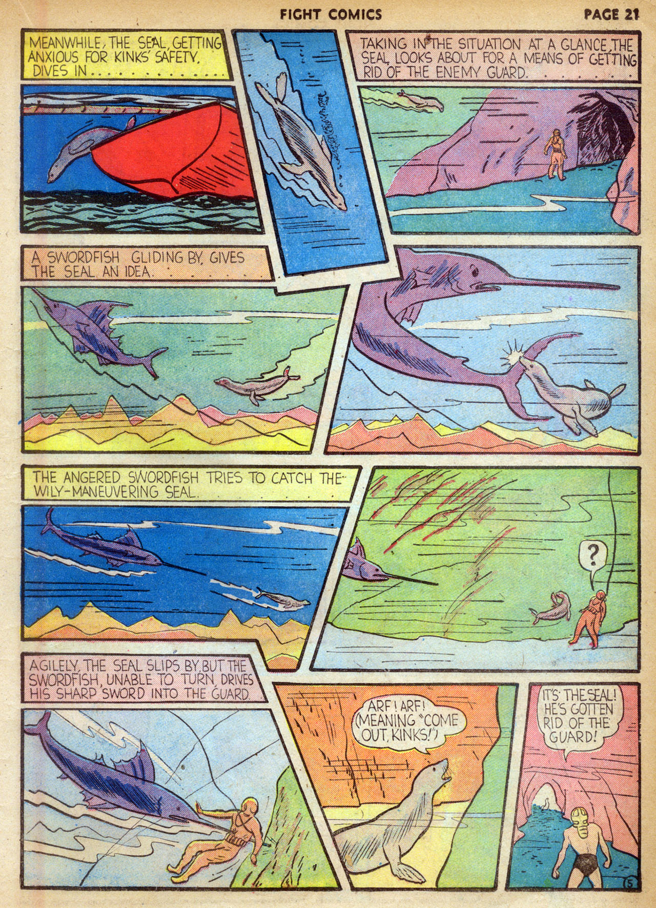 Read online Fight Comics comic -  Issue #8 - 23