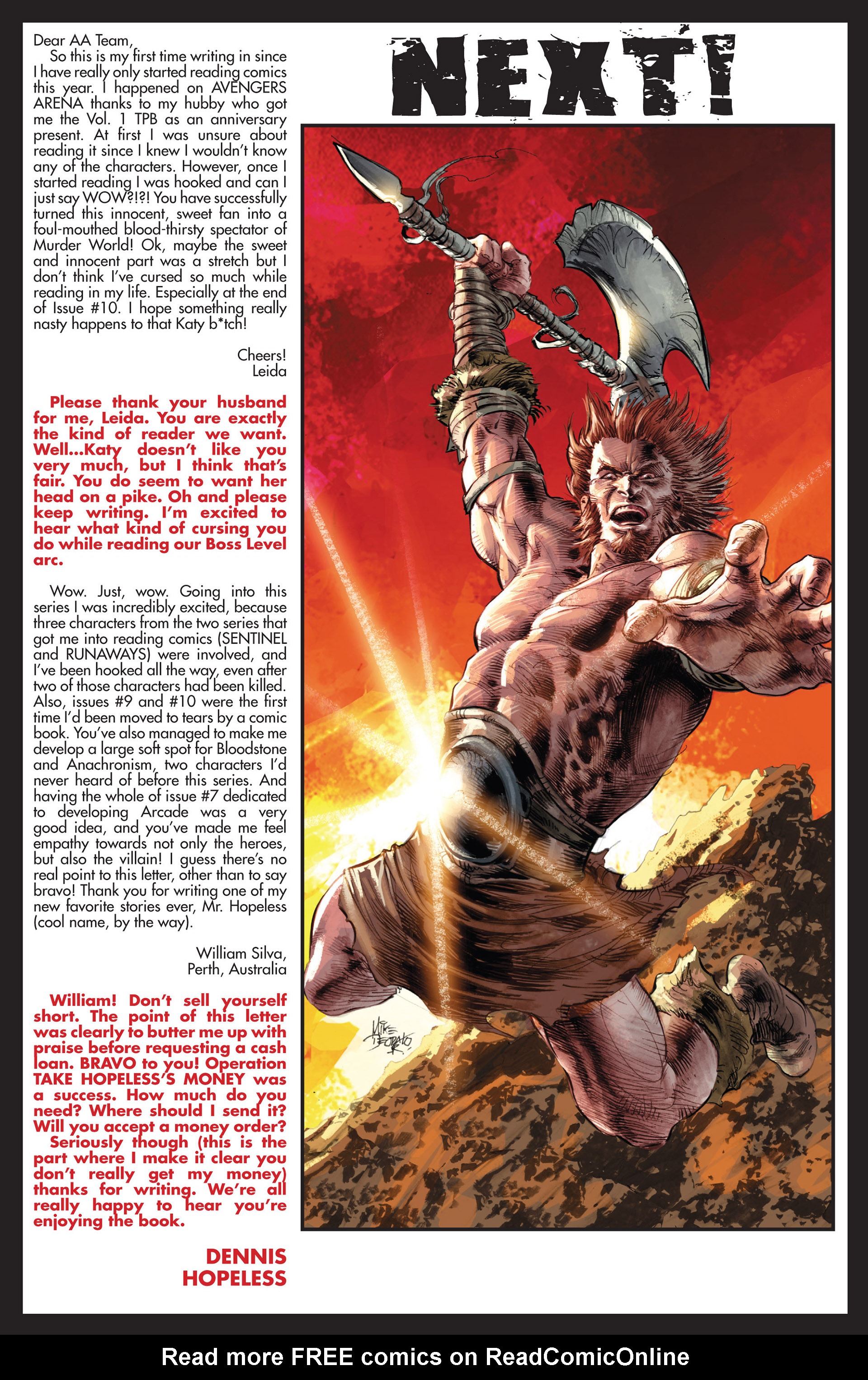 Read online Avengers Arena comic -  Issue #14 - 24