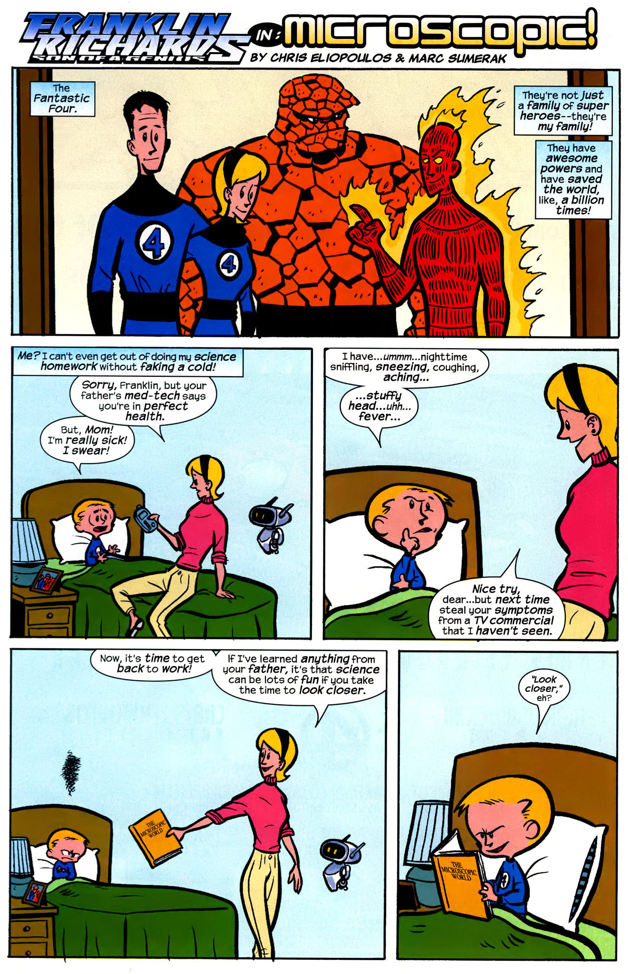 Read online Fantastic Four Presents Franklin Richards: Son of a Genius comic -  Issue # Full - 3