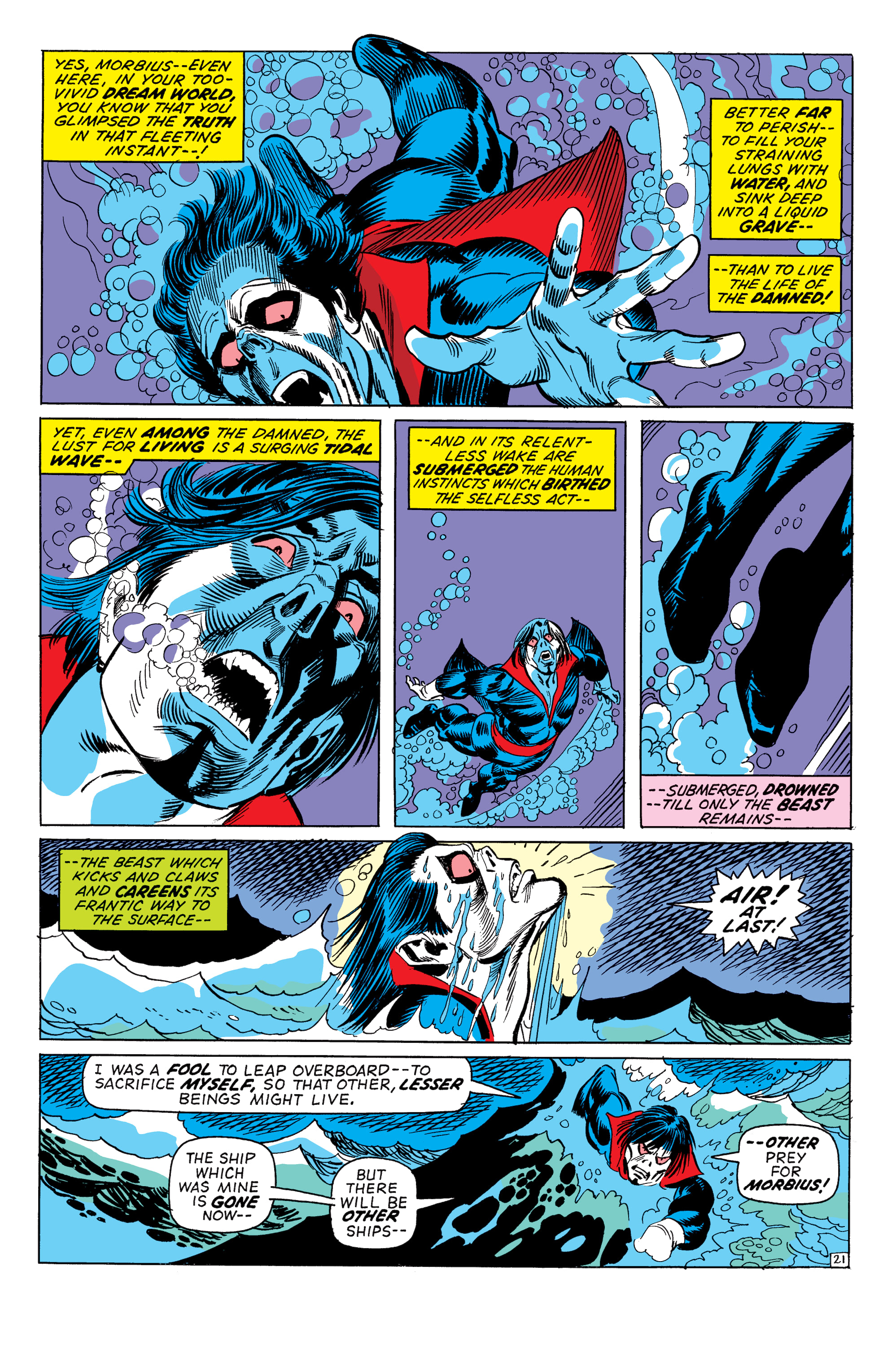 Read online Morbius Epic Collection comic -  Issue # The Living Vampire (Part 1) - 46