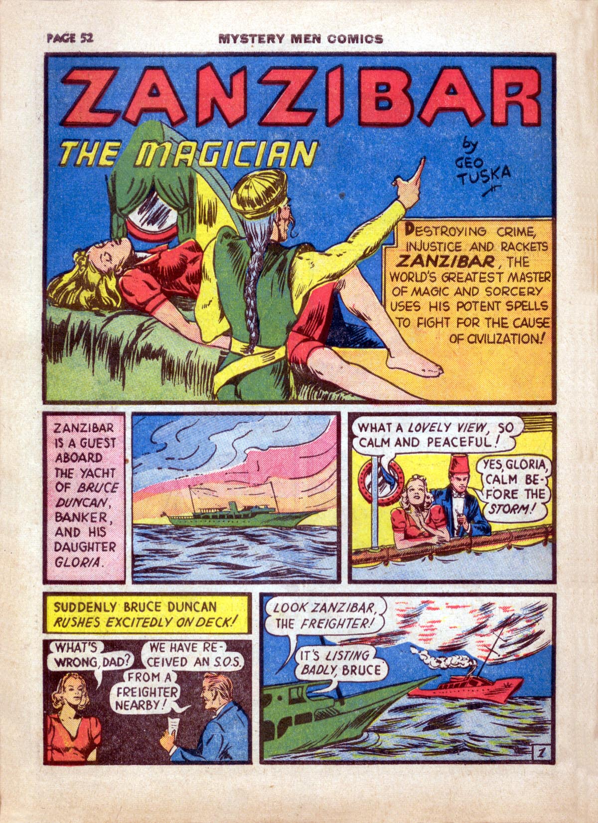 Read online Mystery Men Comics comic -  Issue #13 - 56