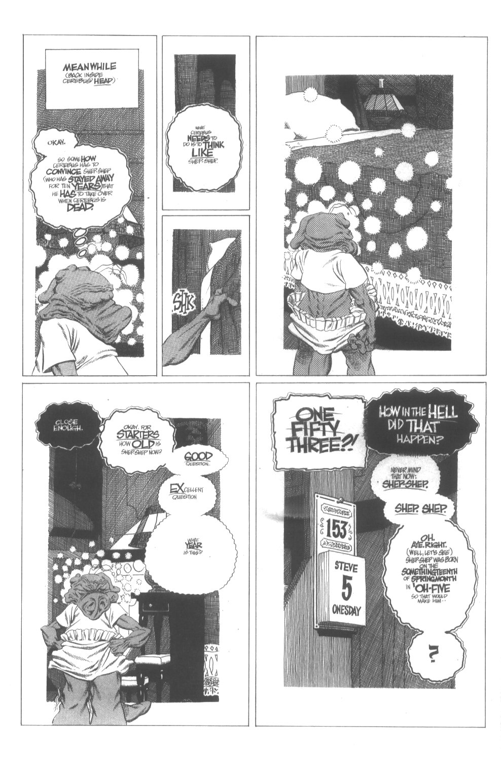 Read online Cerebus comic -  Issue #293 - 16