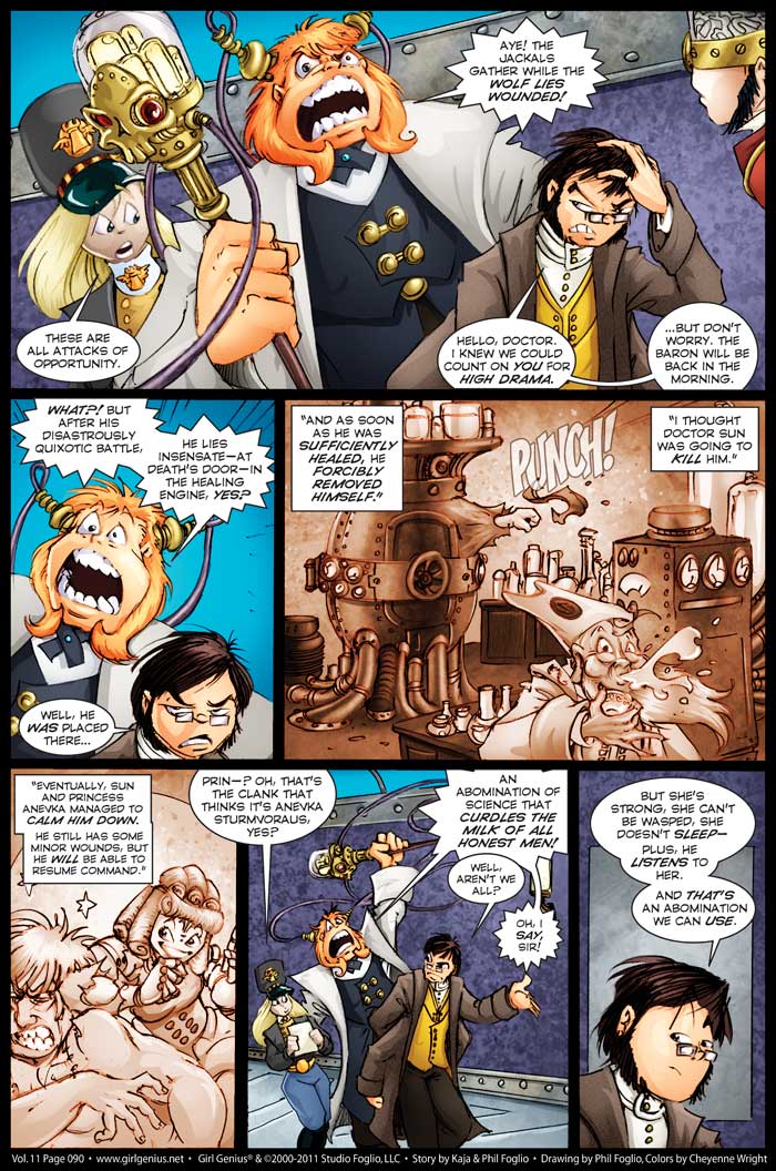 Read online Girl Genius (2002) comic -  Issue #11 - 92
