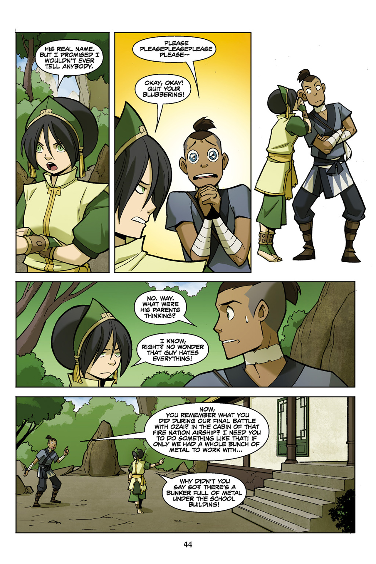Read online Nickelodeon Avatar: The Last Airbender - The Promise comic -  Issue # Part 2 - 45