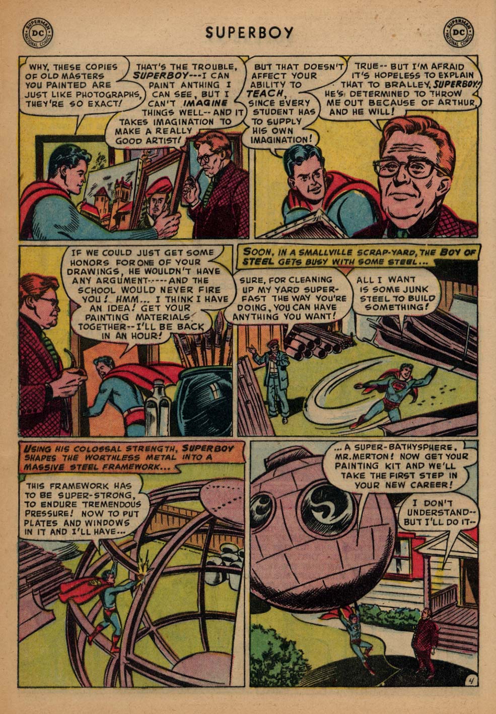 Read online Superboy (1949) comic -  Issue #25 - 5