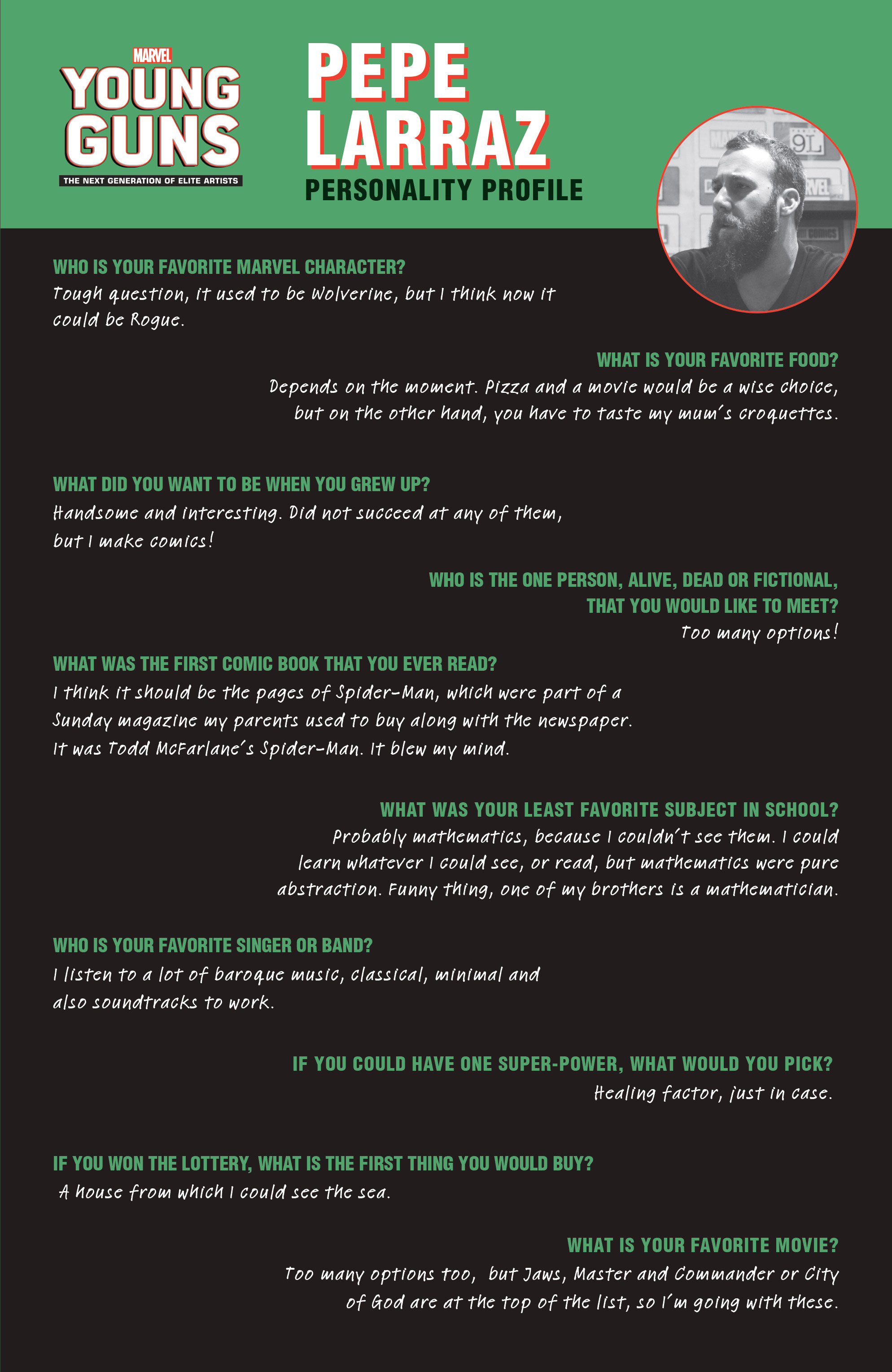 Read online Young Guns Sketchbook comic -  Issue # Full - 18