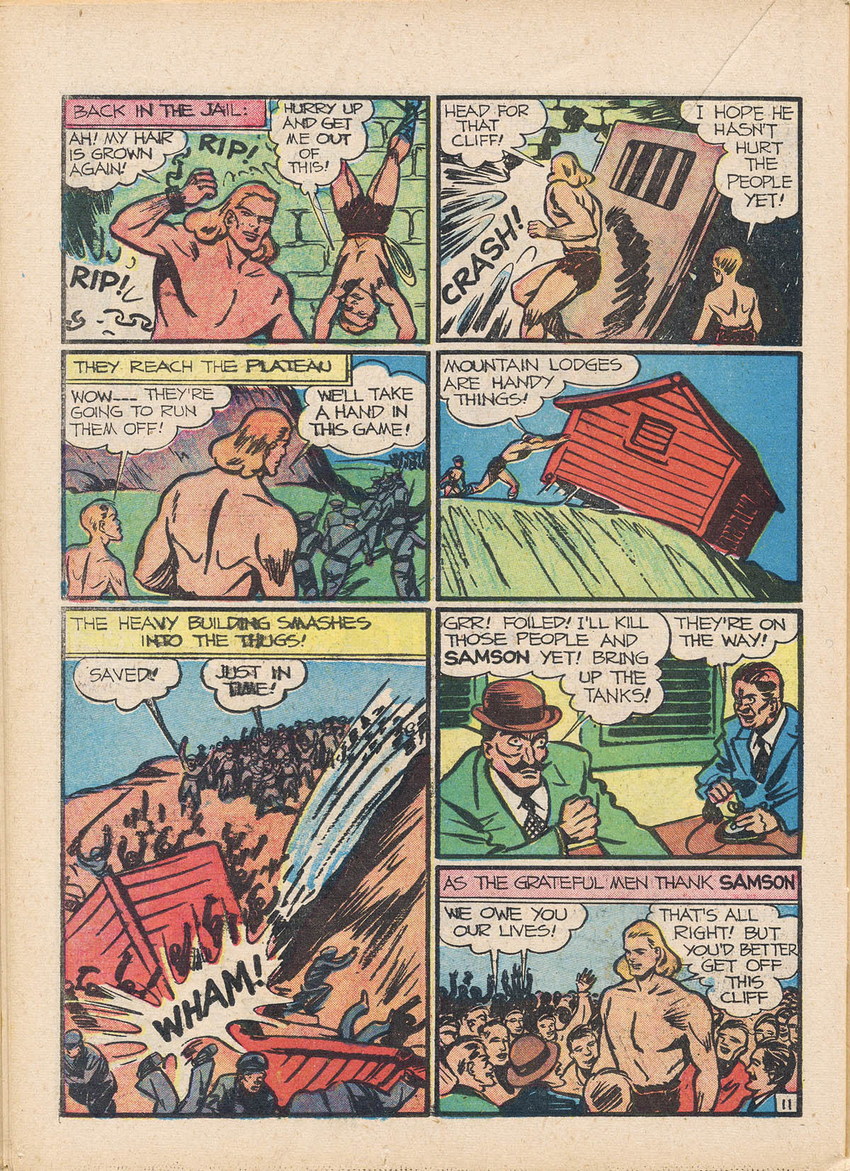 Read online Samson (1940) comic -  Issue #3 - 45