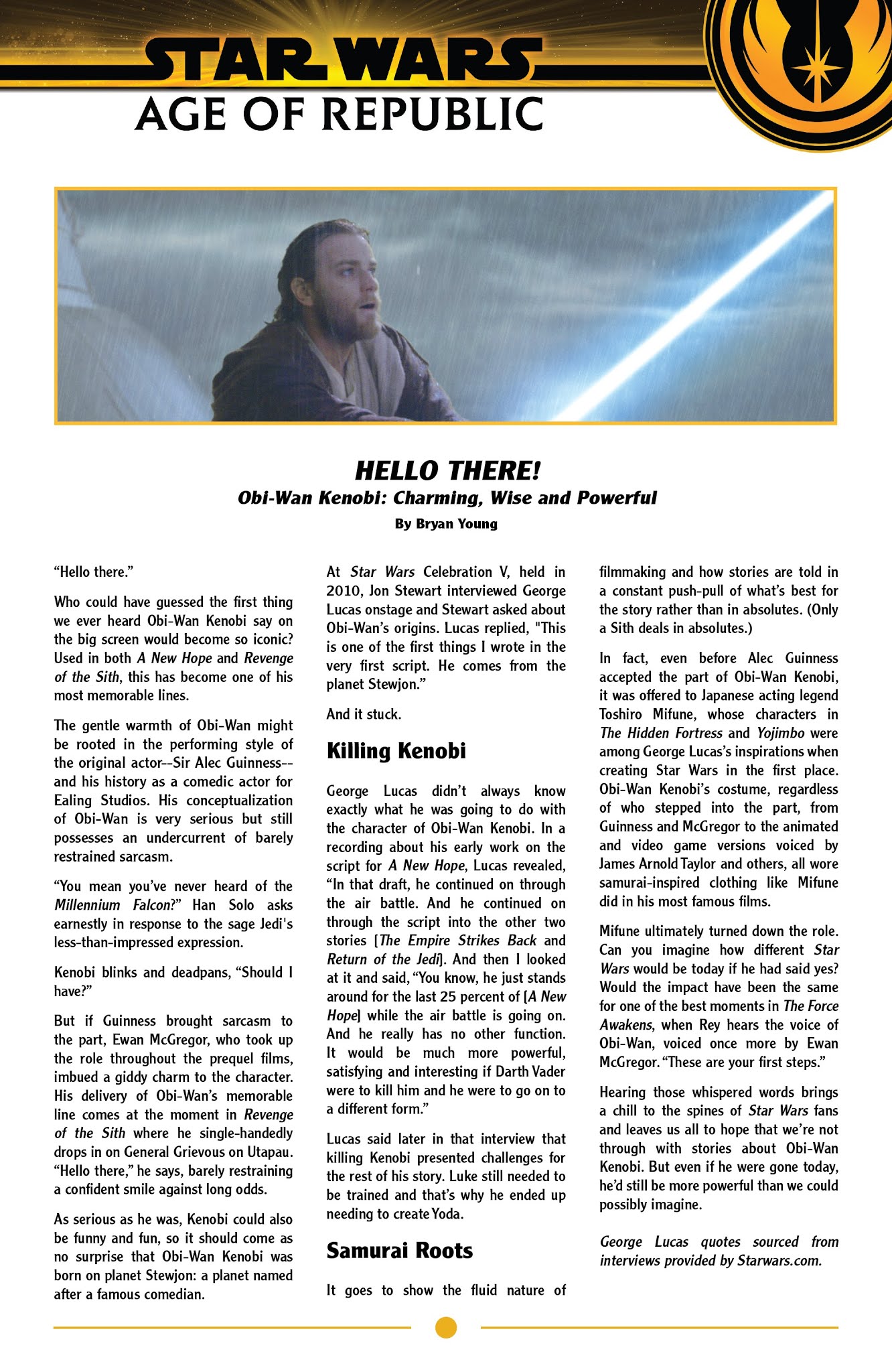 Read online Star Wars: Age of Republic - Obi-Wan Kenobi comic -  Issue # Full - 22