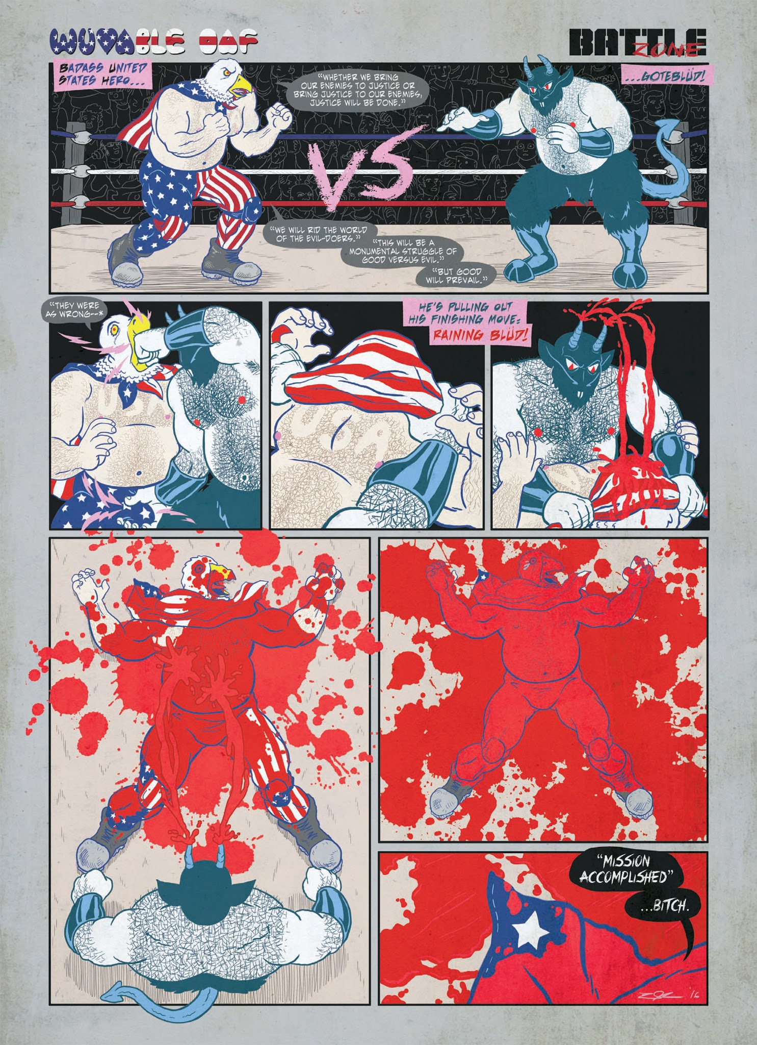 Read online Wuvable Oaf: Blood & Metal comic -  Issue # TPB - 10