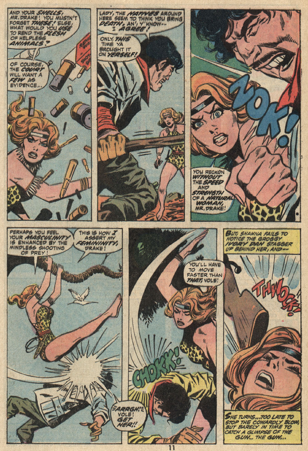 Read online Shanna, the She-Devil (1972) comic -  Issue #1 - 9