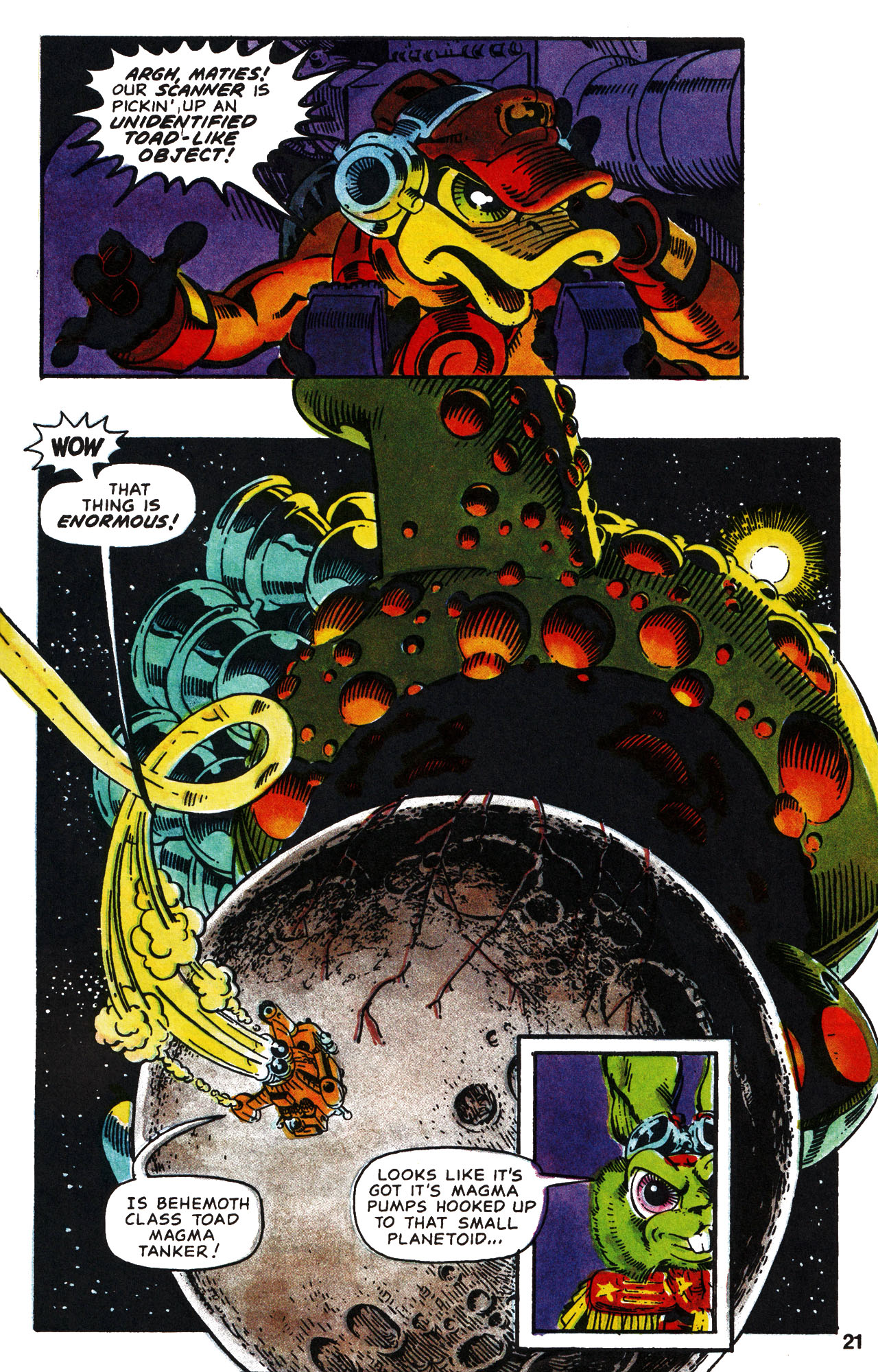 Read online Bucky O'Hare (1991) comic -  Issue #3 - 21