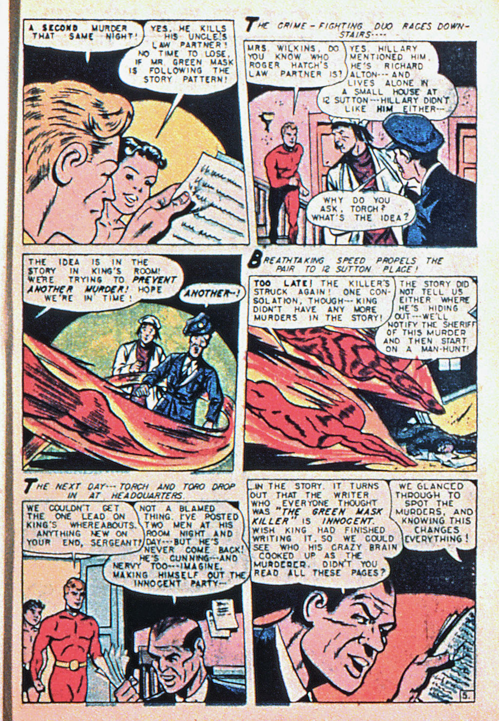 Read online Captain America Comics comic -  Issue #61 - 35