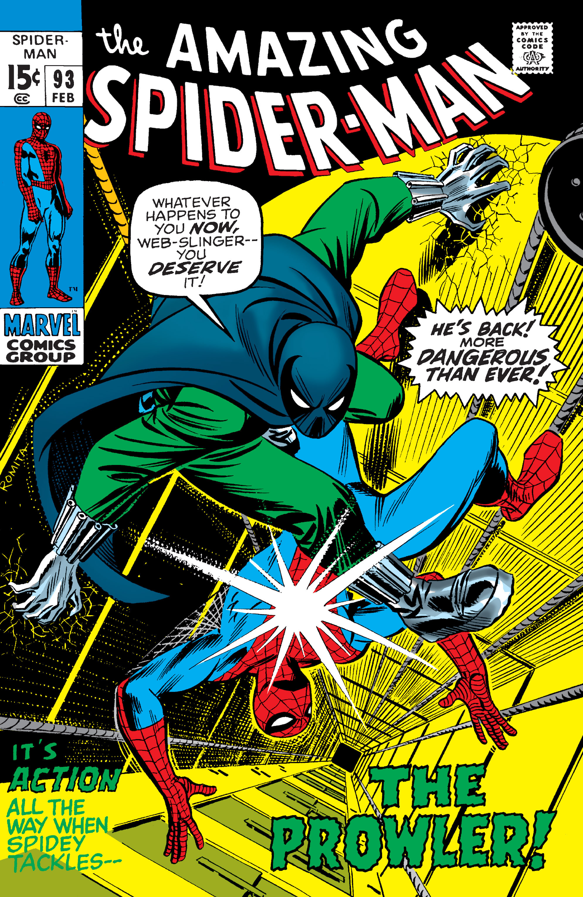 Read online The Amazing Spider-Man (1963) comic -  Issue #93 - 1
