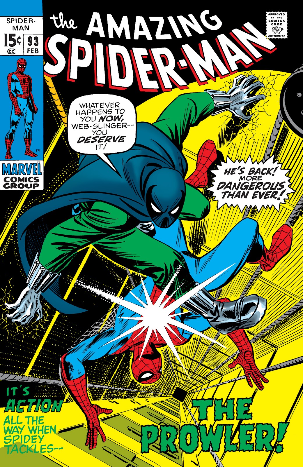 The Amazing Spider-Man (1963) issue 93 - Page 1