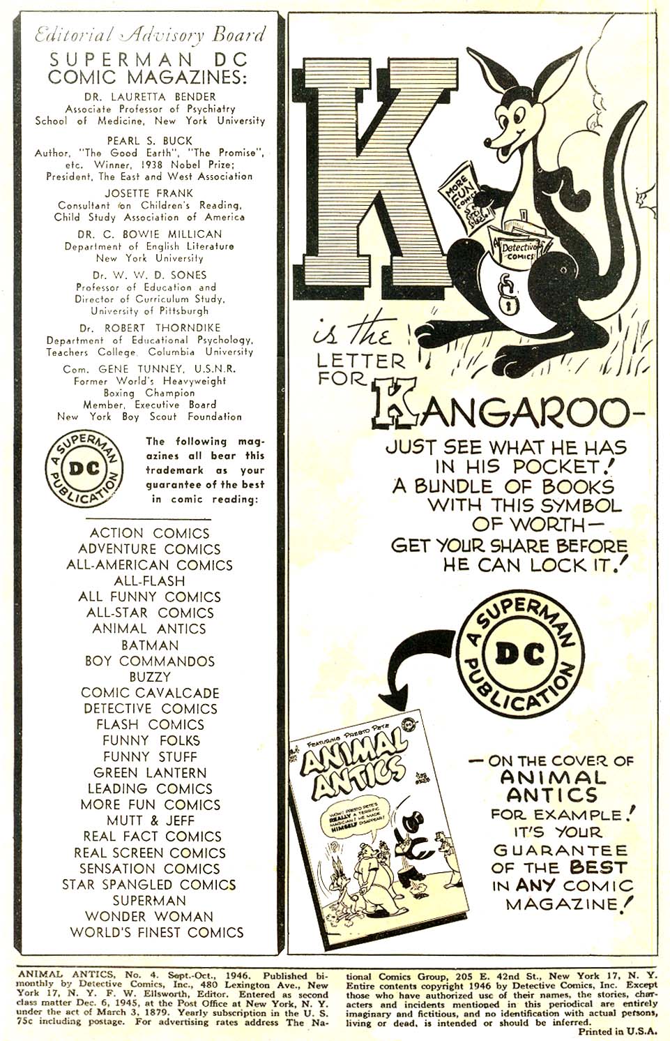 Read online Animal Antics comic -  Issue #4 - 2