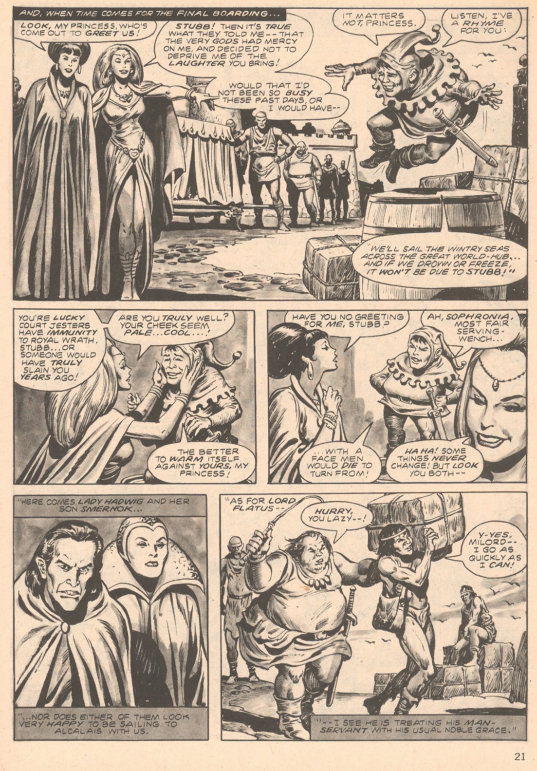 Read online The Savage Sword Of Conan comic -  Issue #66 - 21