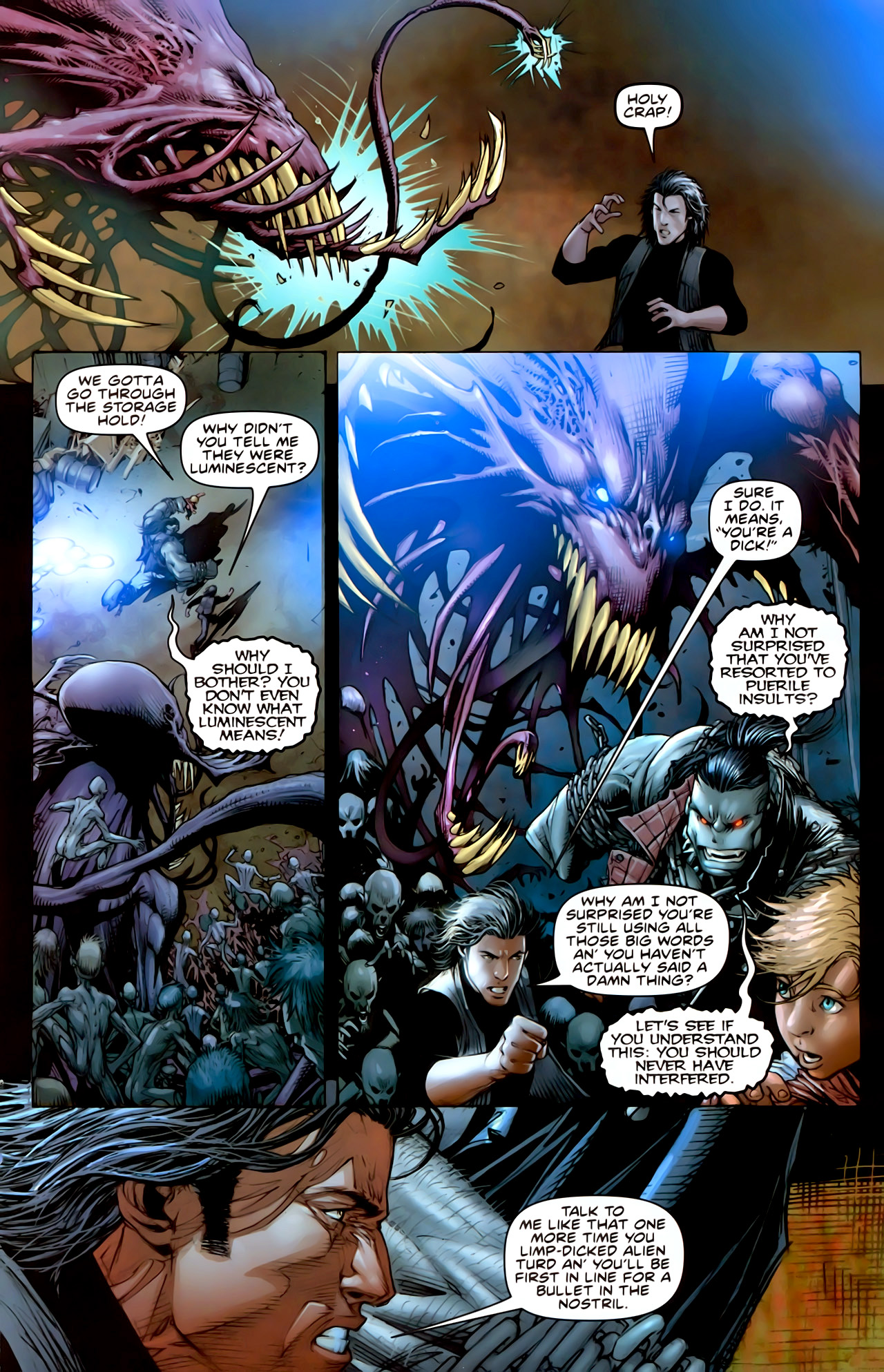 Read online The Darkness/Pitt comic -  Issue #3 - 14