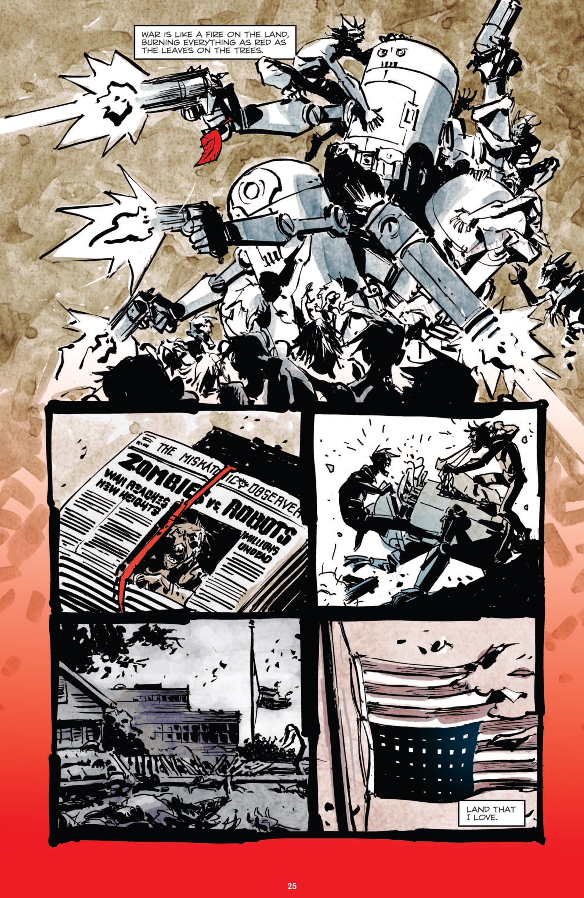 Read online Zombies vs. Robots (2006) comic -  Issue # _Annual 1 - 25