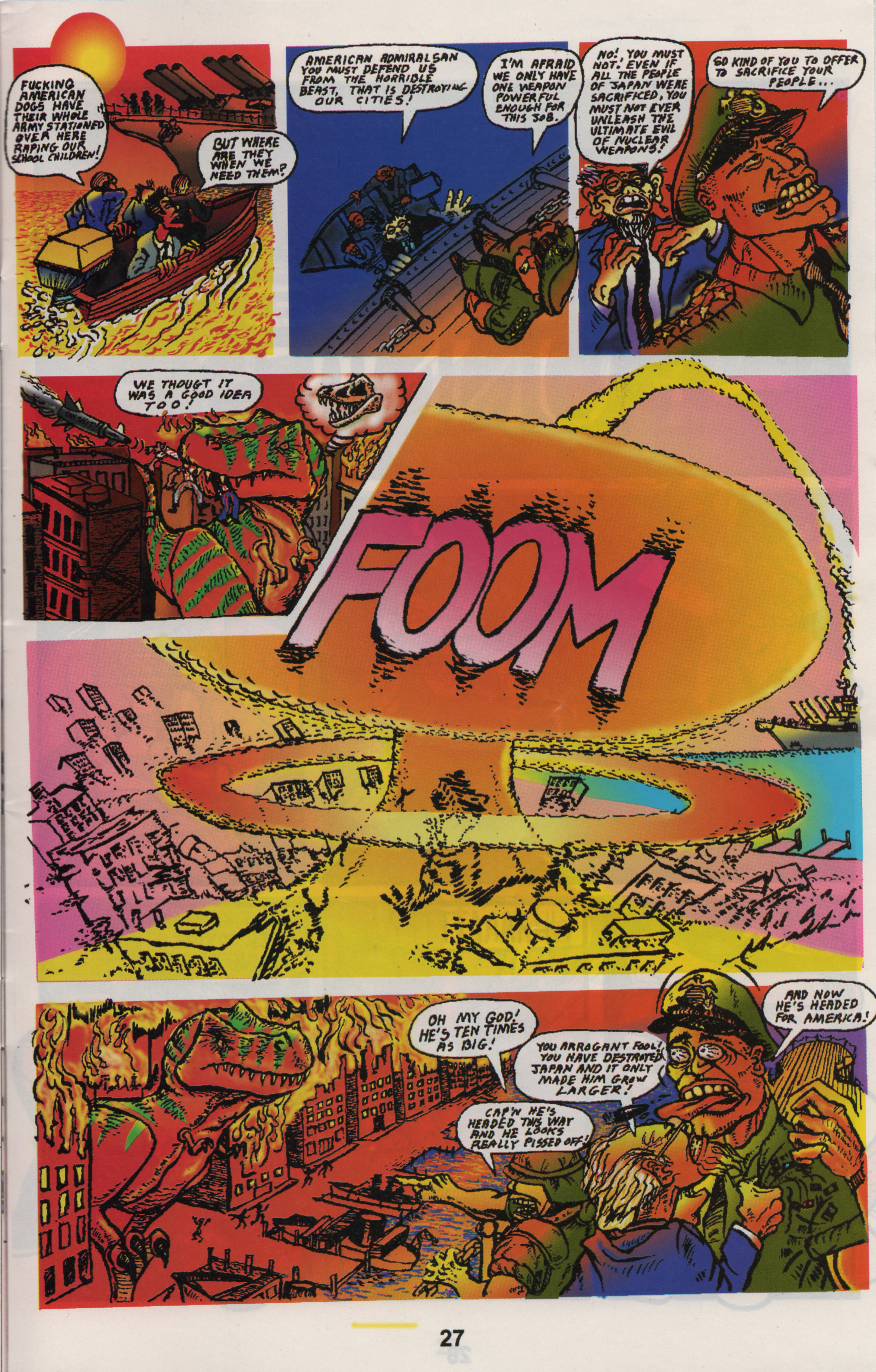 Read online Slavepit Funnies Featuring Gwar comic -  Issue #3 - 29